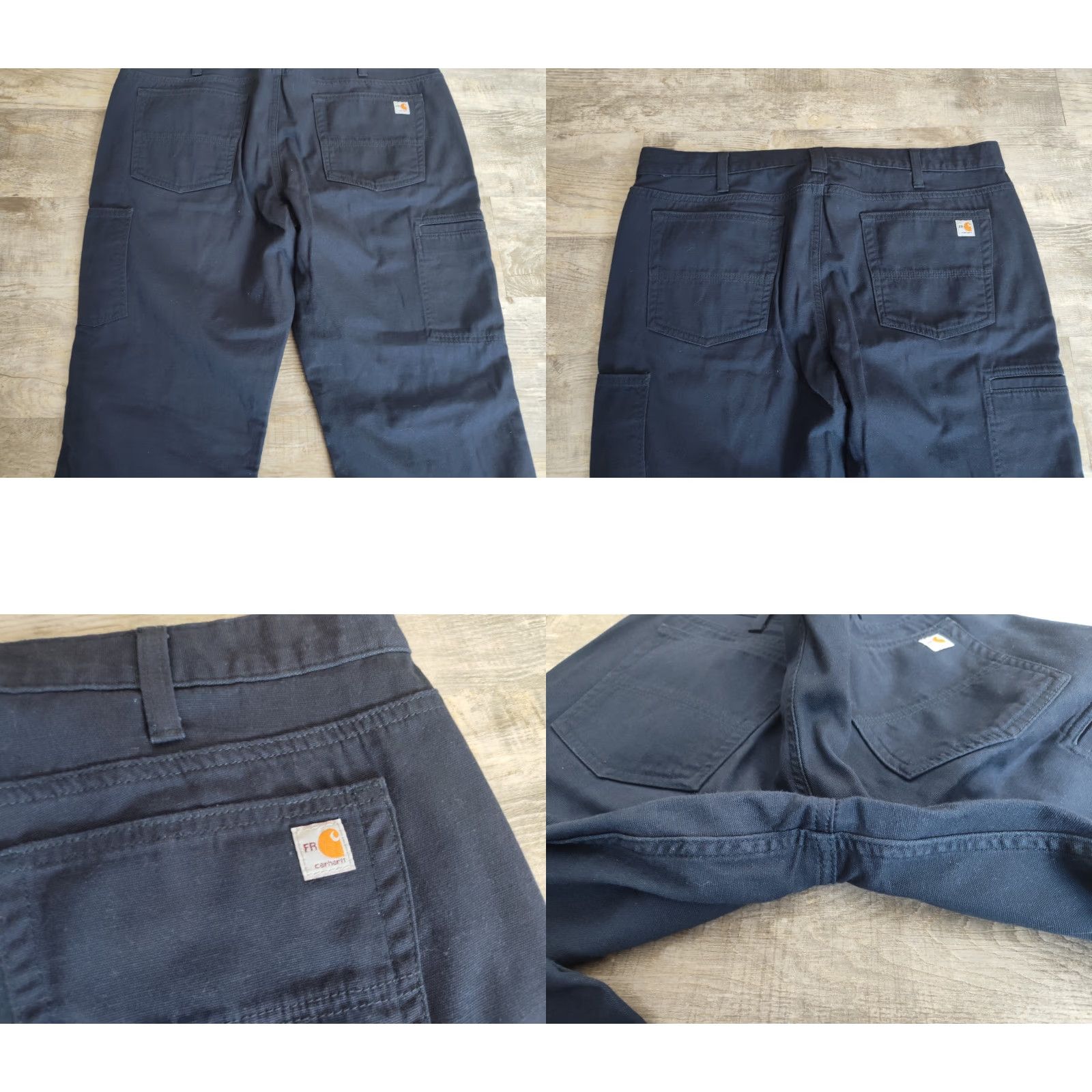 Carhartt Carhartt FR Pants Womens 16 38x30 Blue Flame Resistant Canvas Loose Workwear EUC Size 38" / US 16 / IT 52 - 11 Thumbnail