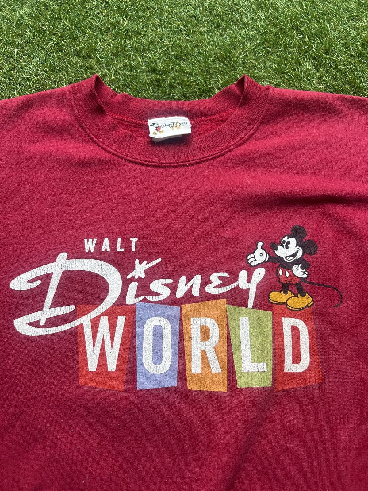 Disney Vintage 90s Walt Disney World Mickey Mouse Sweatshirt Size US XL / EU 56 / 4 - 2 Thumbnail