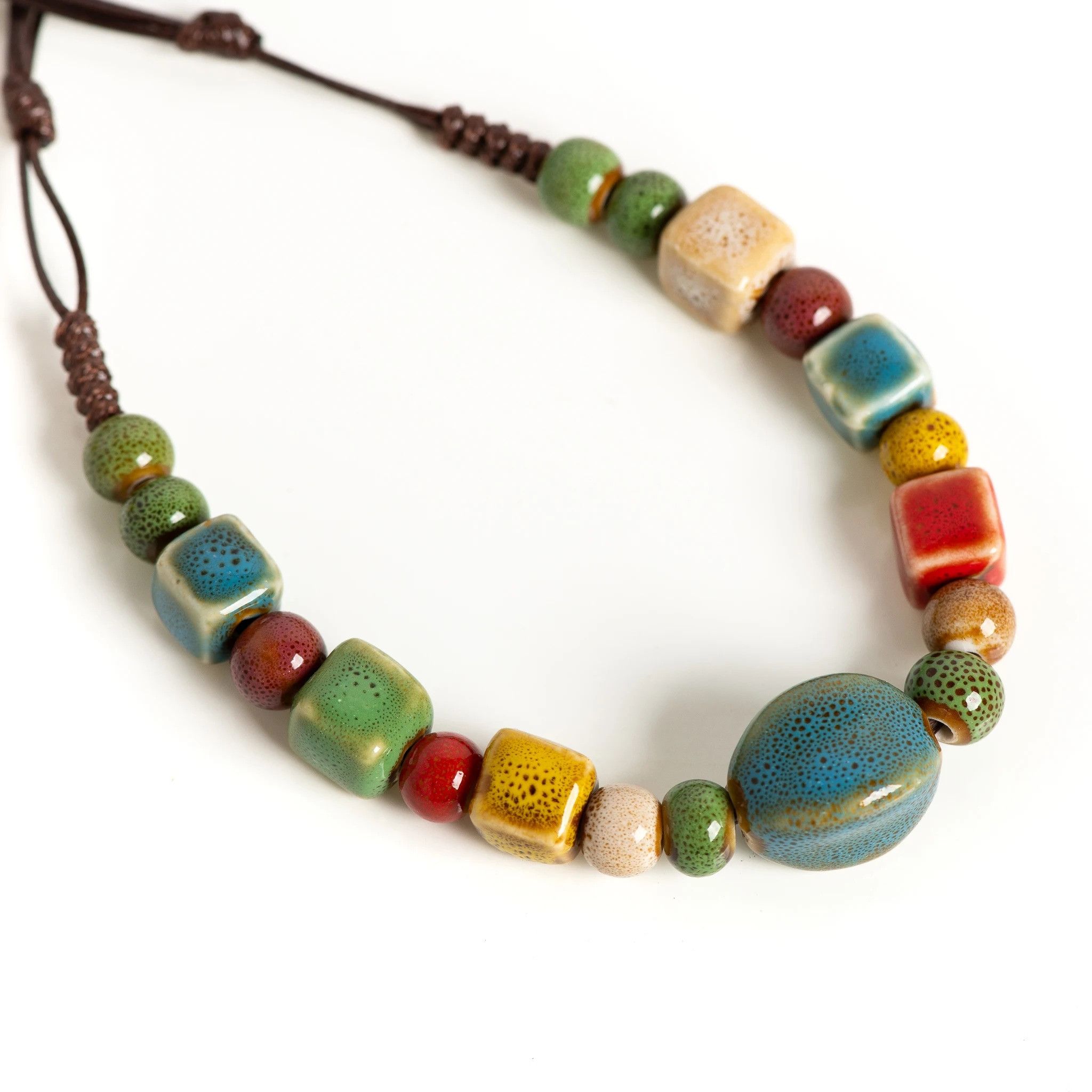 Handmade Boho Pendant Necklace Handmade Jewelry Gift For Her Size ONE SIZE - 5 Thumbnail