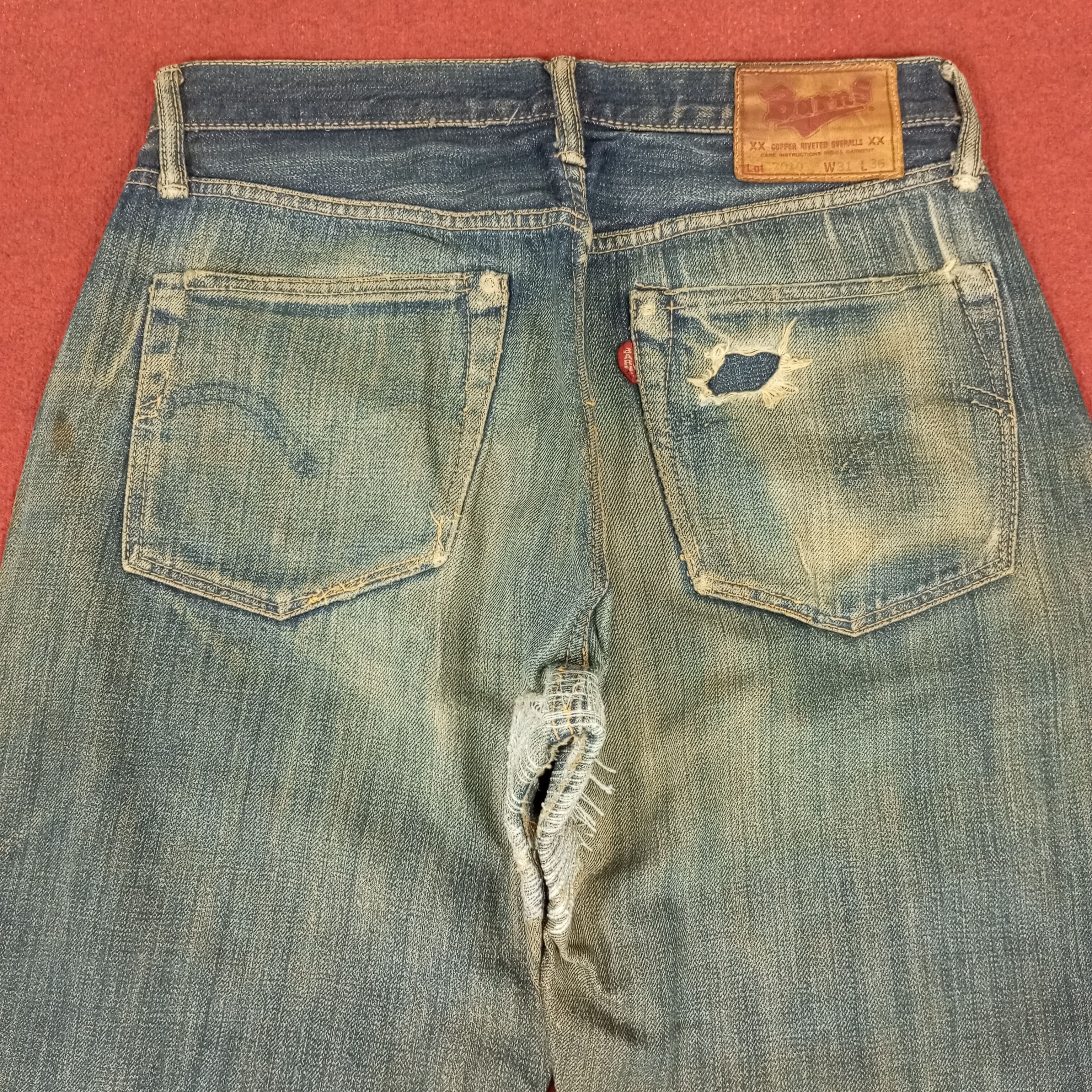 Japanese Brand × Vintage Brans Distressed Jeans Size US 28 / EU 44 - 5 Thumbnail