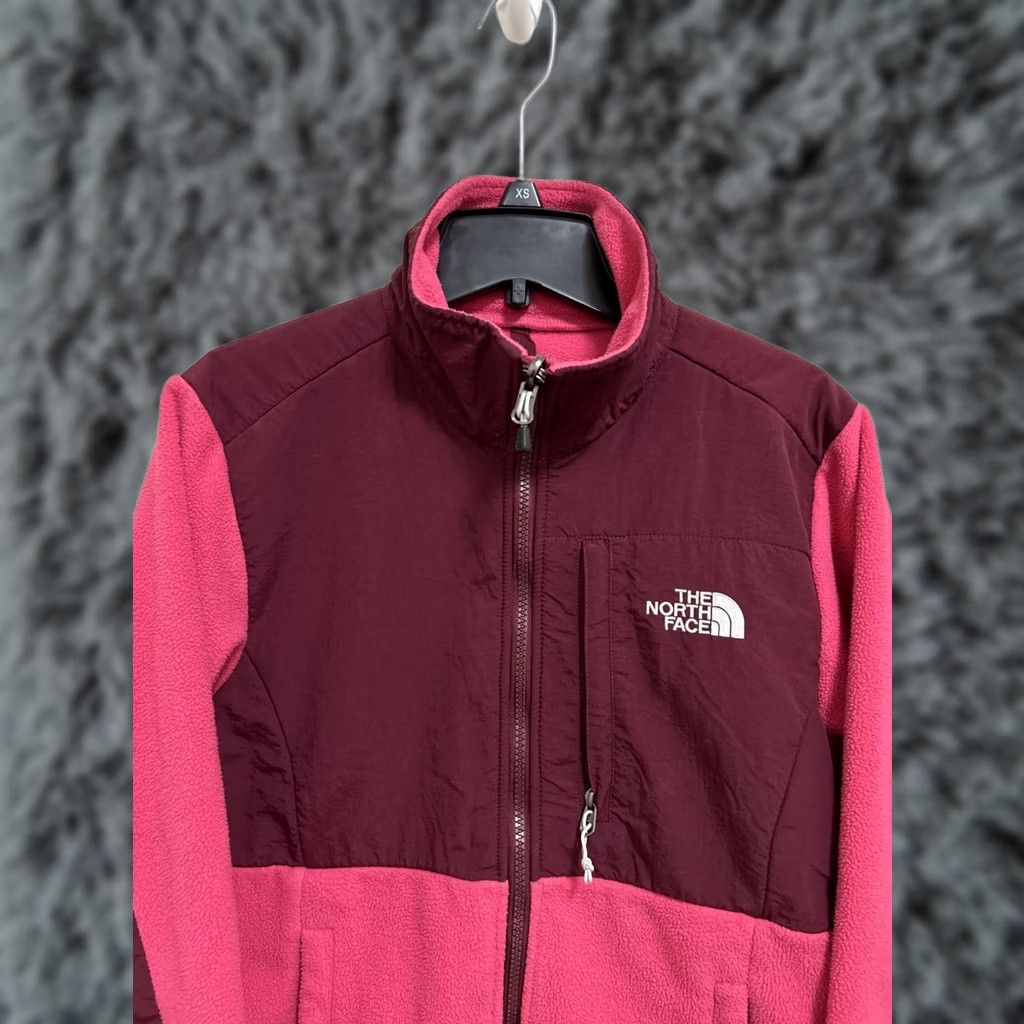 The North Face The North Face Denali Jacket Womens Small Pink Polartec Fleece YKK Full Zip Coat Size S / US 4 / IT 40 - 1 Thumbnail