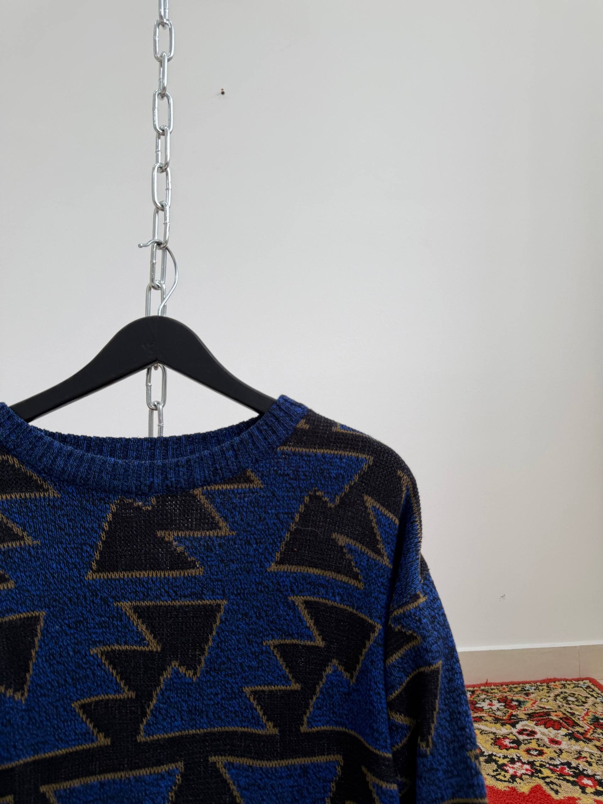 Hysteric Glamour VINTAGE BOXY ARCHIVE EAGLE BLACK SWEATER CREWNECK Size US M / EU 48-50 / 2 - 3 Thumbnail