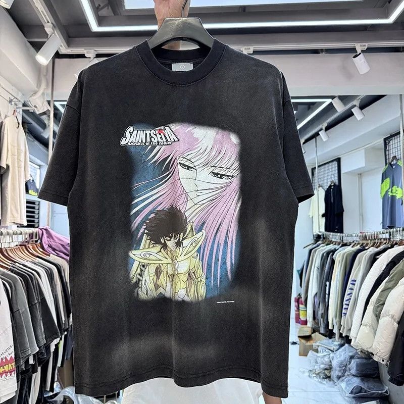 Japanese Brand Anime SAINT SEIYA Washed T-shirt Size US M / EU 48-50 / 2 - 1 Thumbnail