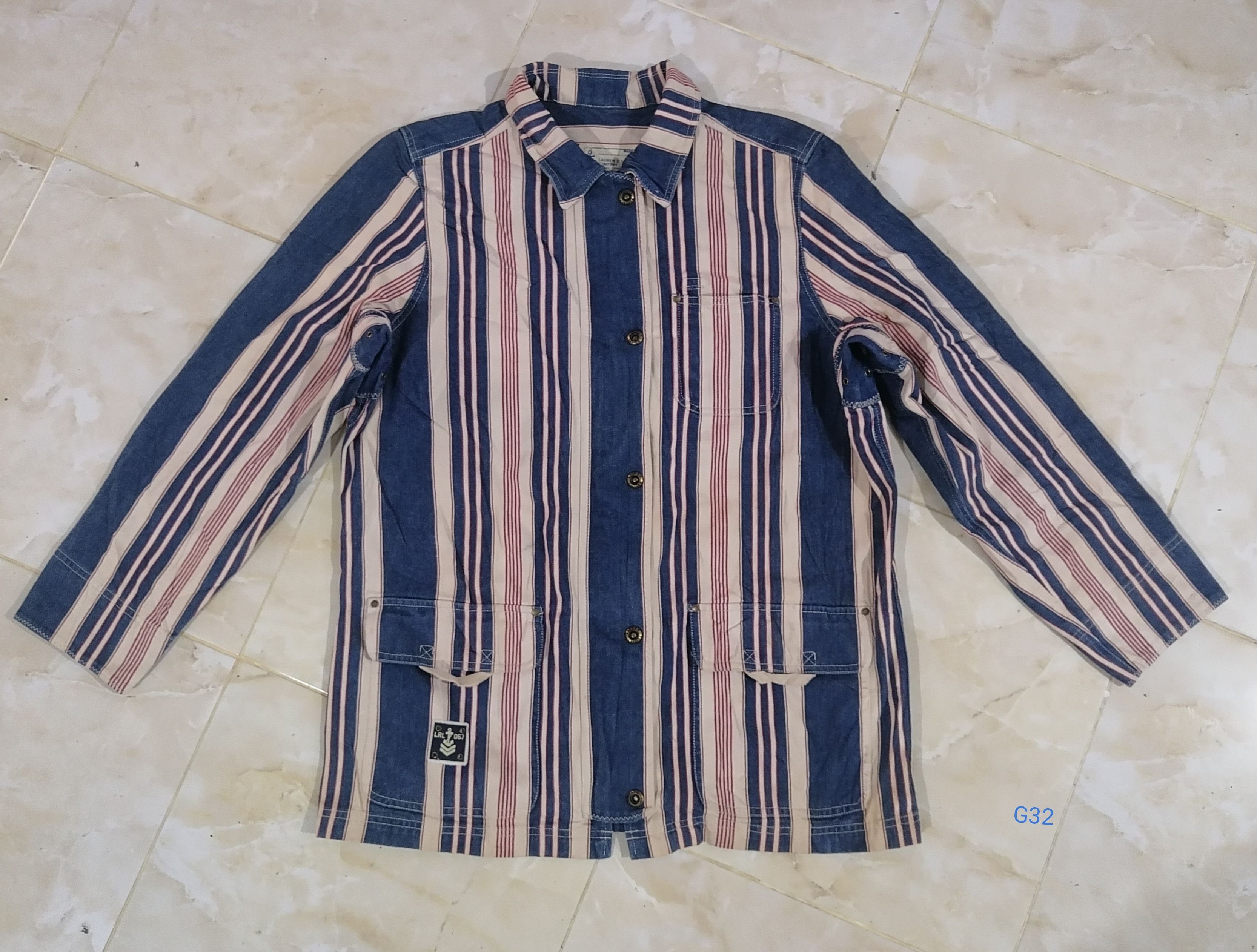 Ralph Lauren × Vintage Vintage Ralph Lauren Denim Chore Jacket Size US M / EU 48-50 / 2 - 1 Thumbnail