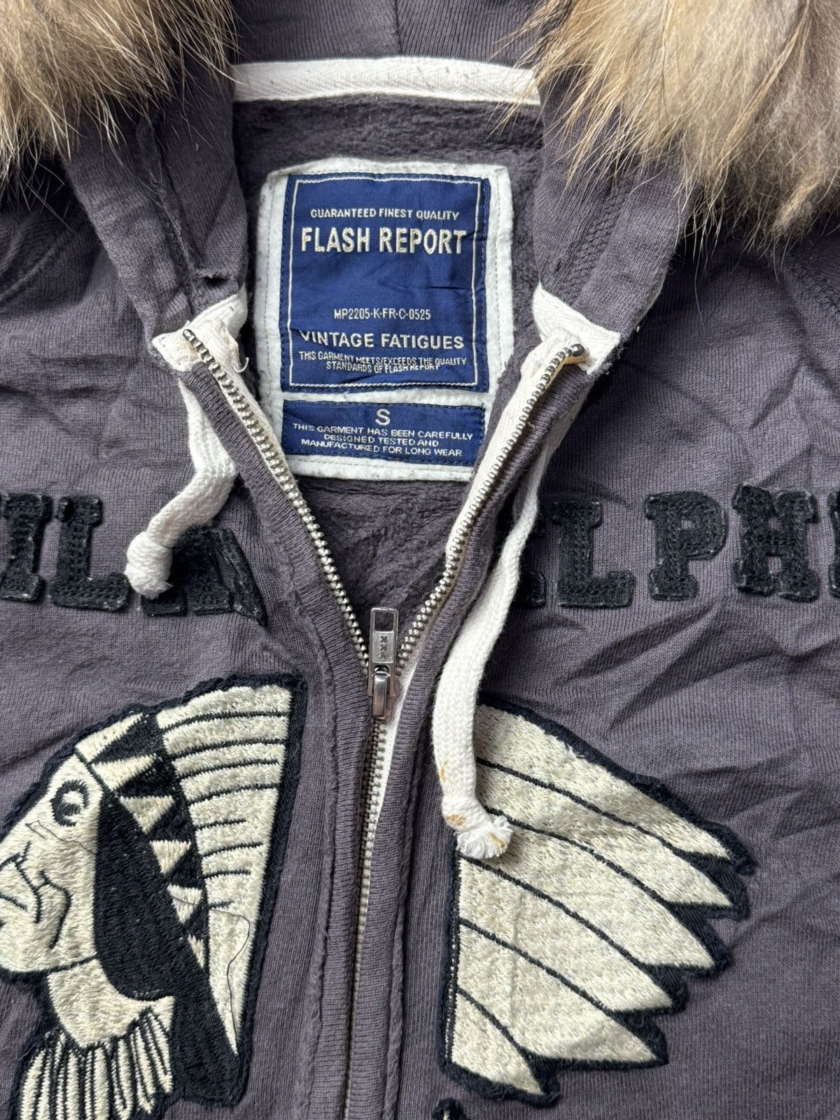 If Six Was Nine × Japanese Brand × Le Grande Bleu (L.G.B.) Fur Hoodie Flash Indiana Japanese Style Ifsix LGB Size US S / EU 44-46 / 1 - 6 Thumbnail