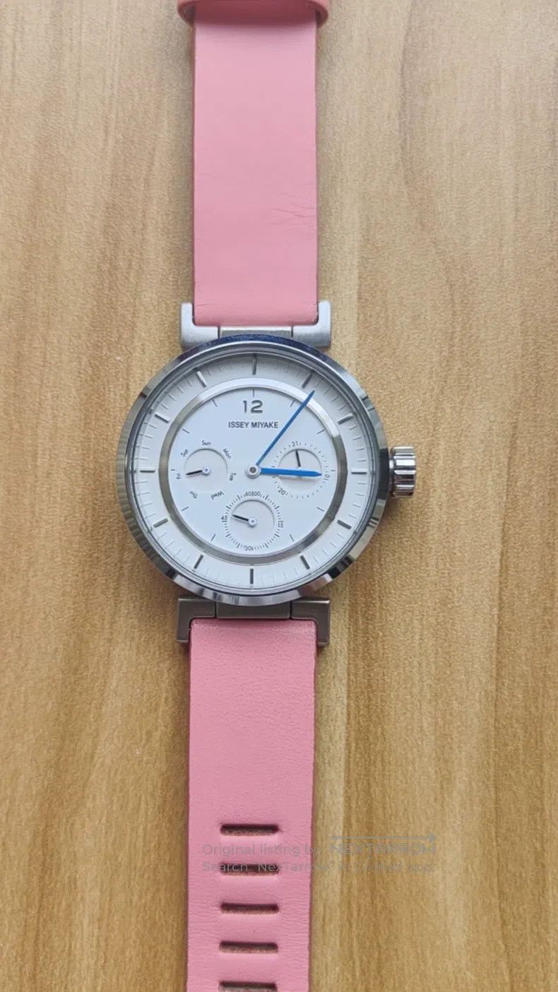Issey Miyake Issey Miyake Pink Light Luxury Niche Minimalist Wristwatch Size ONE SIZE - 1 Thumbnail