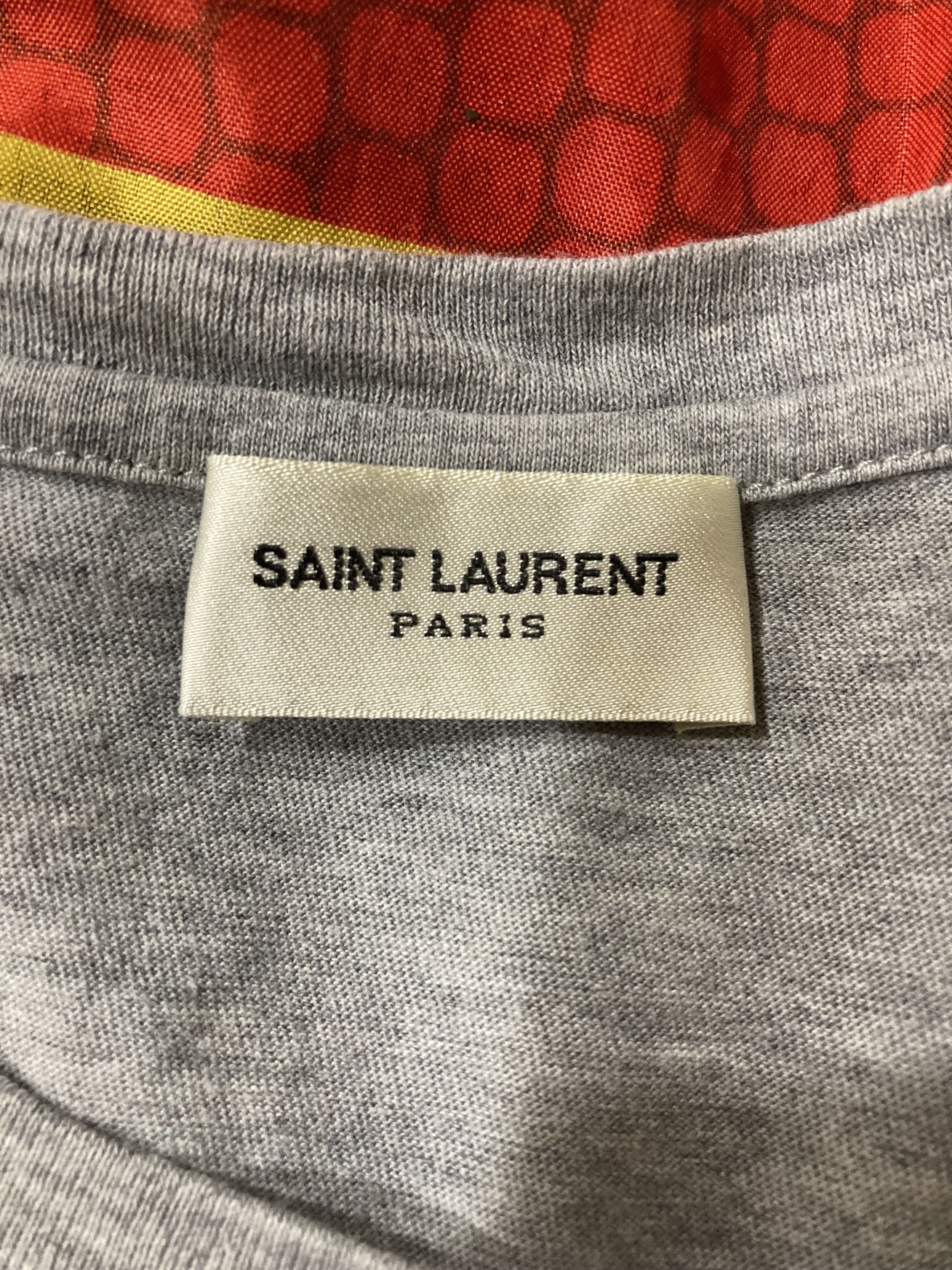 Saint Laurent Paris Saint Laurent Men's Classic Archive Logo T-Shirt Size US M / EU 48-50 / 2 - 5 Thumbnail