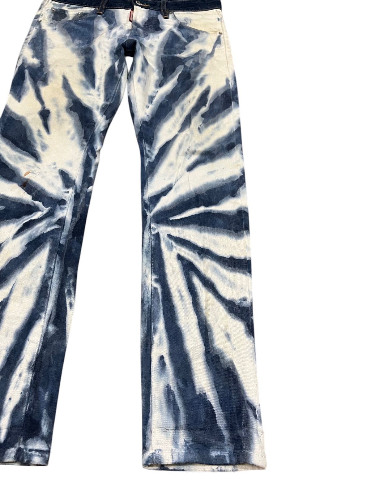 Dsquared2 Vintage Dsquared2 Tie Dye Acid Wash Denim Size US 30 / EU 46 - 3 Thumbnail