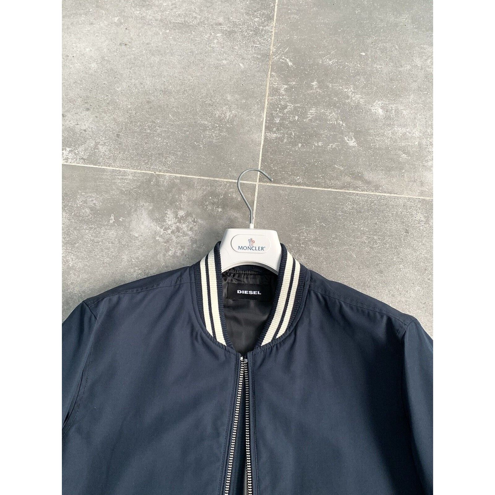 Diesel Men's DIESEL Casual Bomber Jacket Classic Coat M-L EU50 UK40 Size US L / EU 52-54 / 3 - 4 Thumbnail