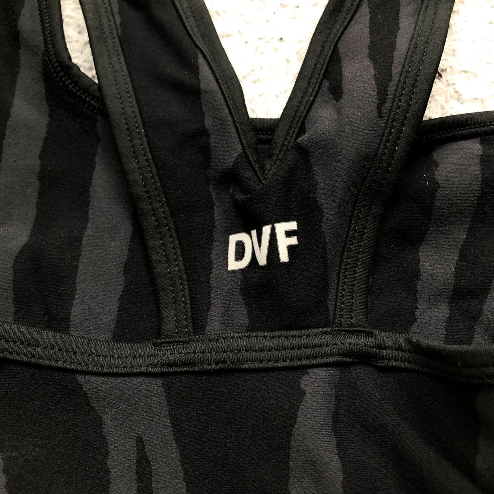 Diane von Furstenberg Diane von Furstenberg DVF Jumpsuit Women XXS Racerback Zebra Print Black Size 24" / US 00 / IT 34 - 4 Thumbnail