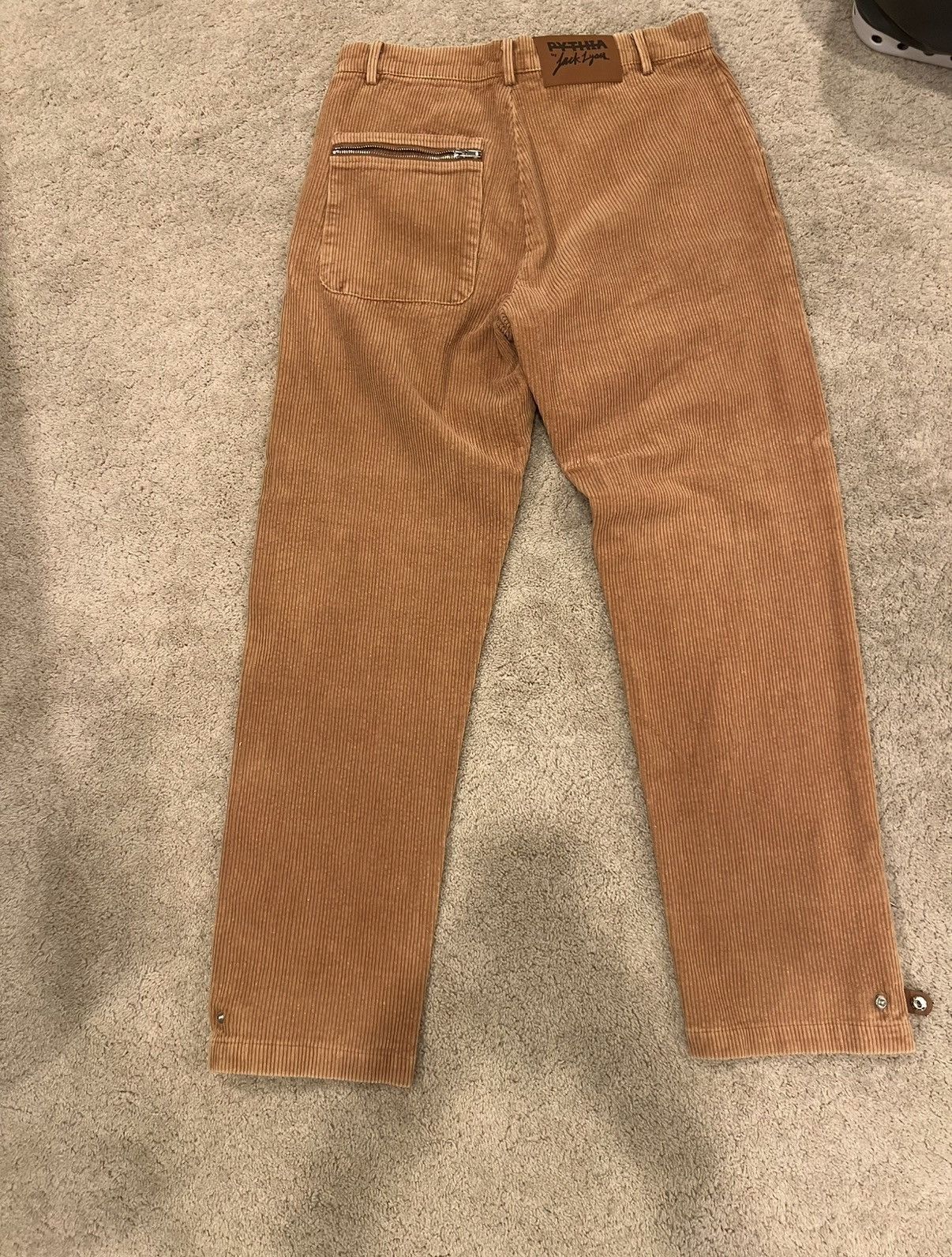 Pythia Beige Pythia corduroy flared pants Size US 32 / EU 48 - 2 Thumbnail