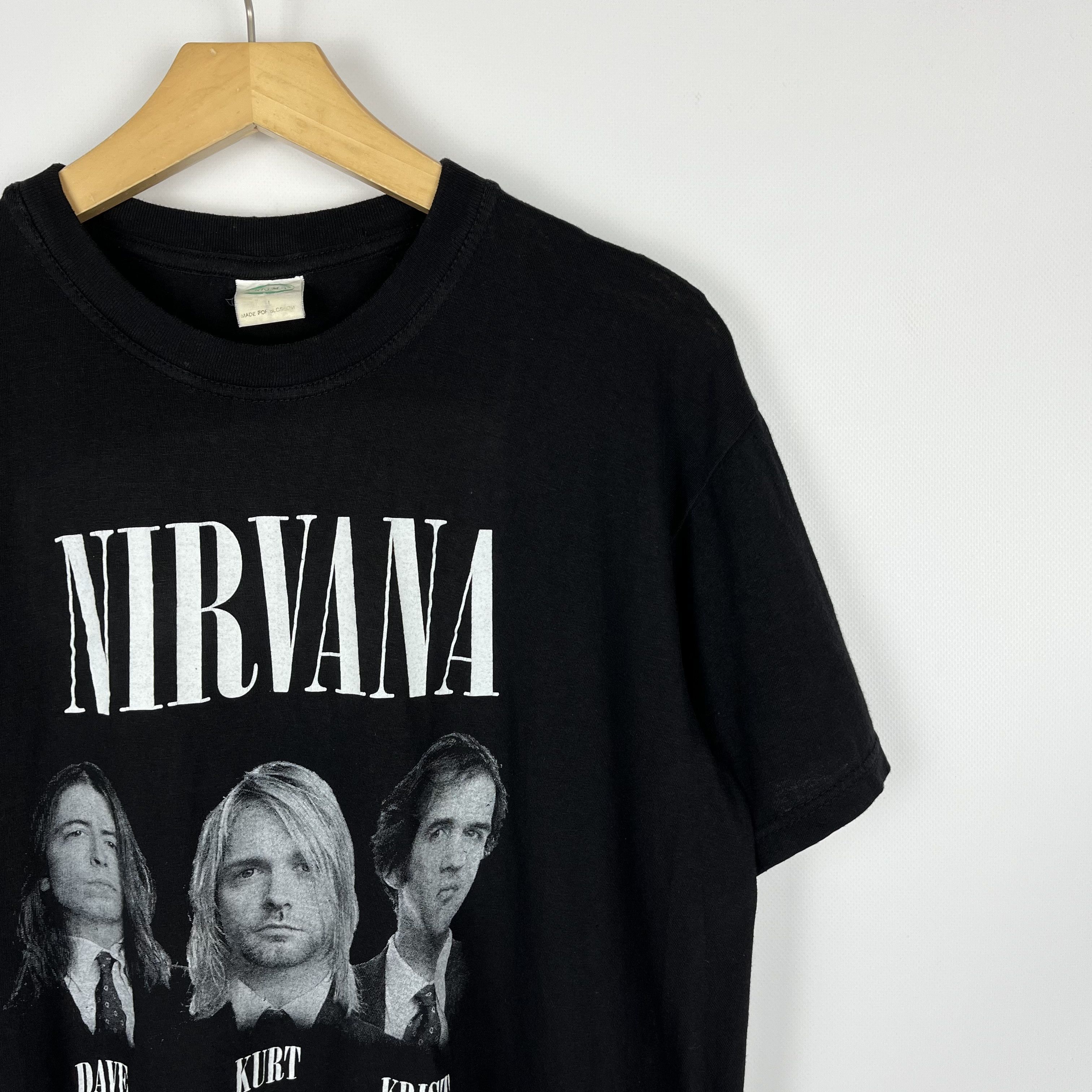 Band Tees Vintage Nirvana Kurt Cobain Rare Rock Band T Shirt 90’s Size US M / EU 48-50 / 2 - 2 Thumbnail