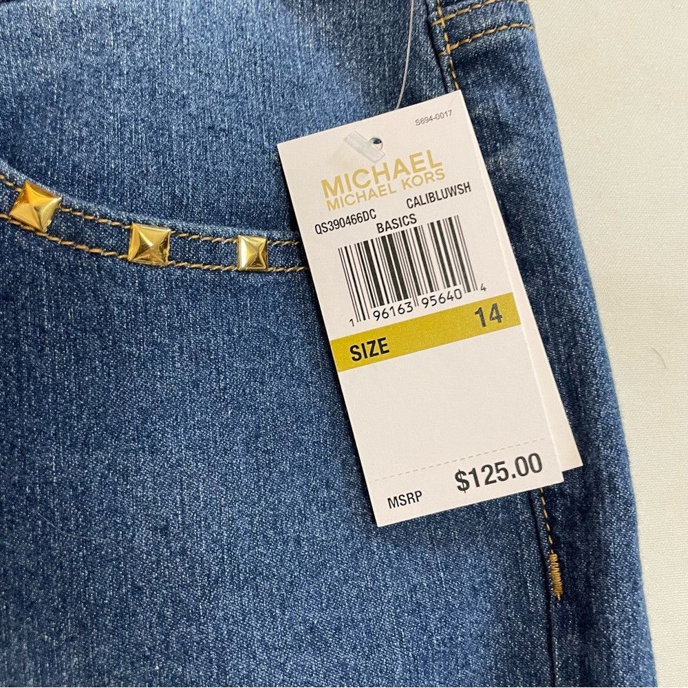 Michael Kors NWT New $128 Michael Kors Selma Skinny Ankle Jeans Size 14 Size 36" / US 14 / IT 50 - 6 Thumbnail
