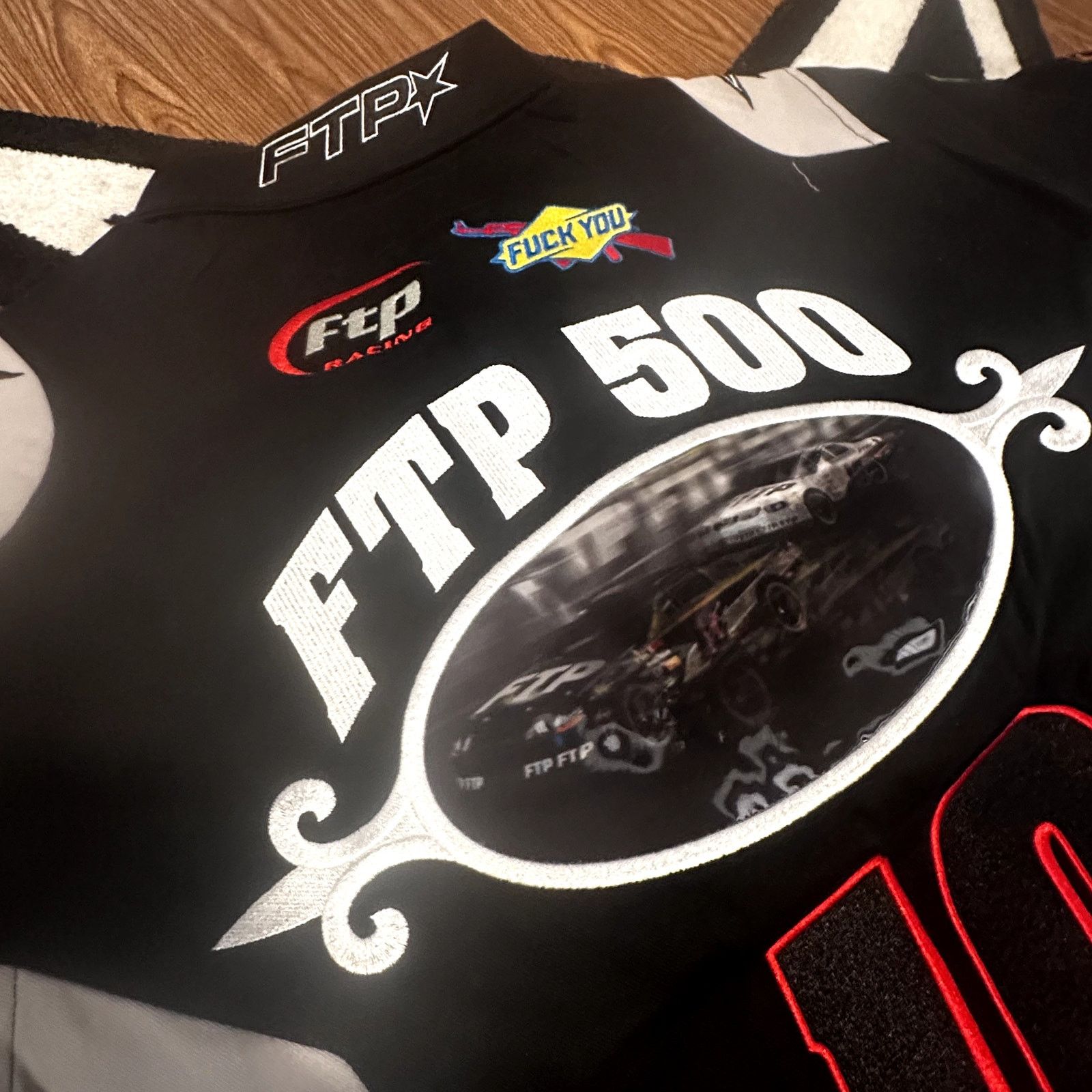 Fuck The Population FTP Raceway Button Up Shirt – Black – Large – Brand New Size US L / EU 52-54 / 3 - 8 Thumbnail