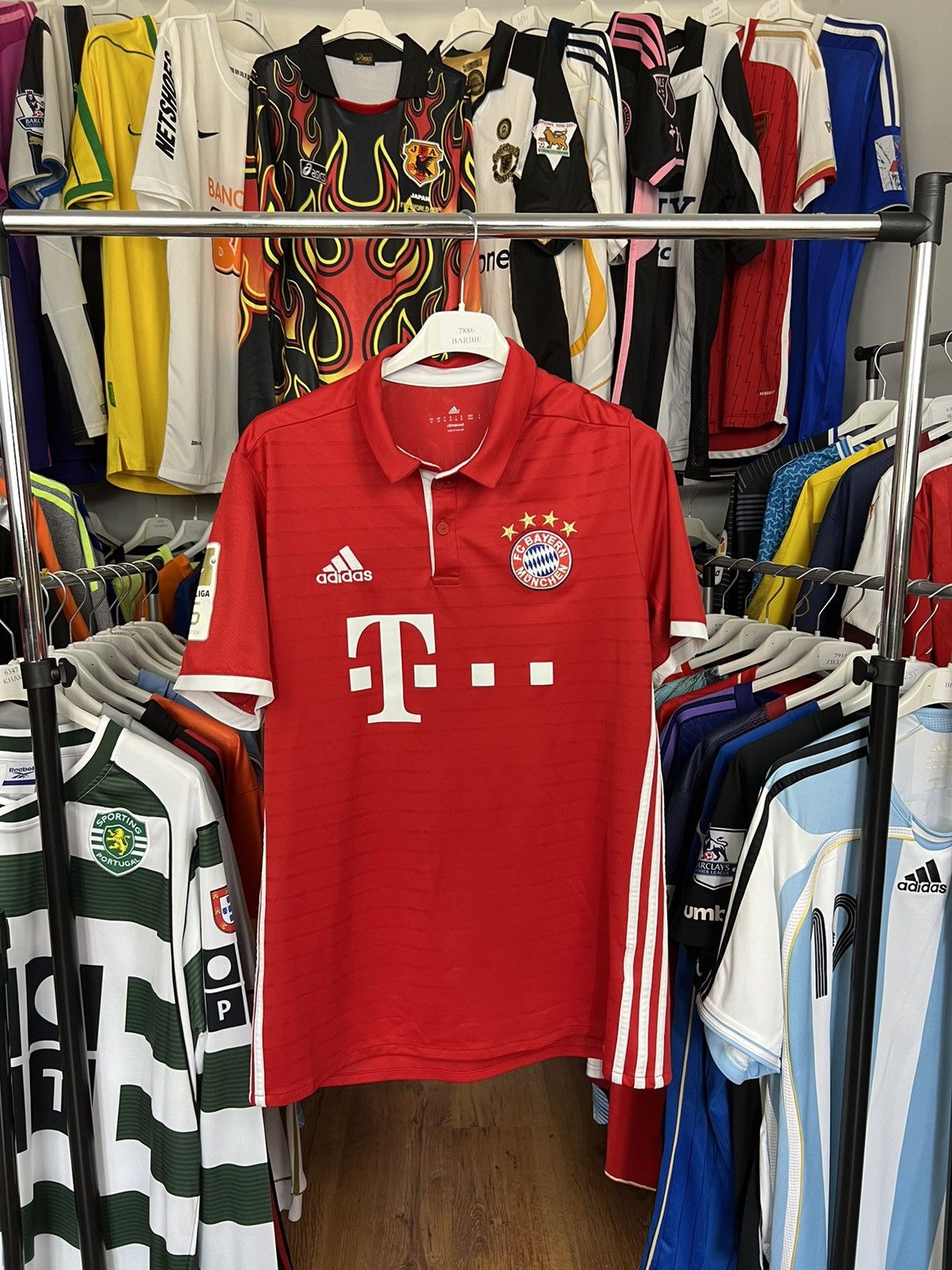 Adidas Jersey Adidas Bayern 2016/17 Müller #25 Vintage Size US M / EU 48-50 / 2 - 2 Thumbnail
