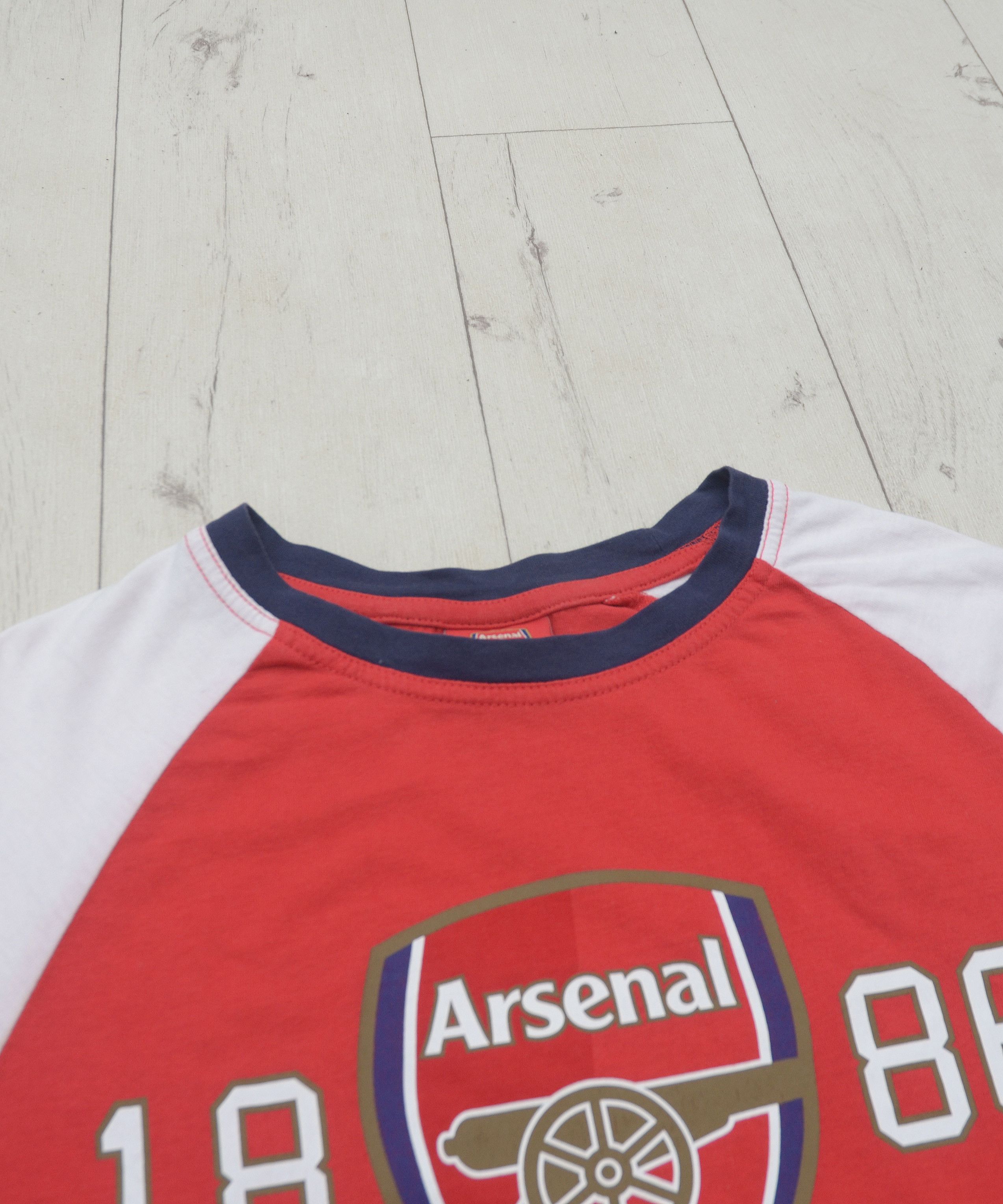 Vintage Arsenal Home Football T-Shirt Soccer Jersey Rare Gunners Size US S / EU 44-46 / 1 - 5 Thumbnail