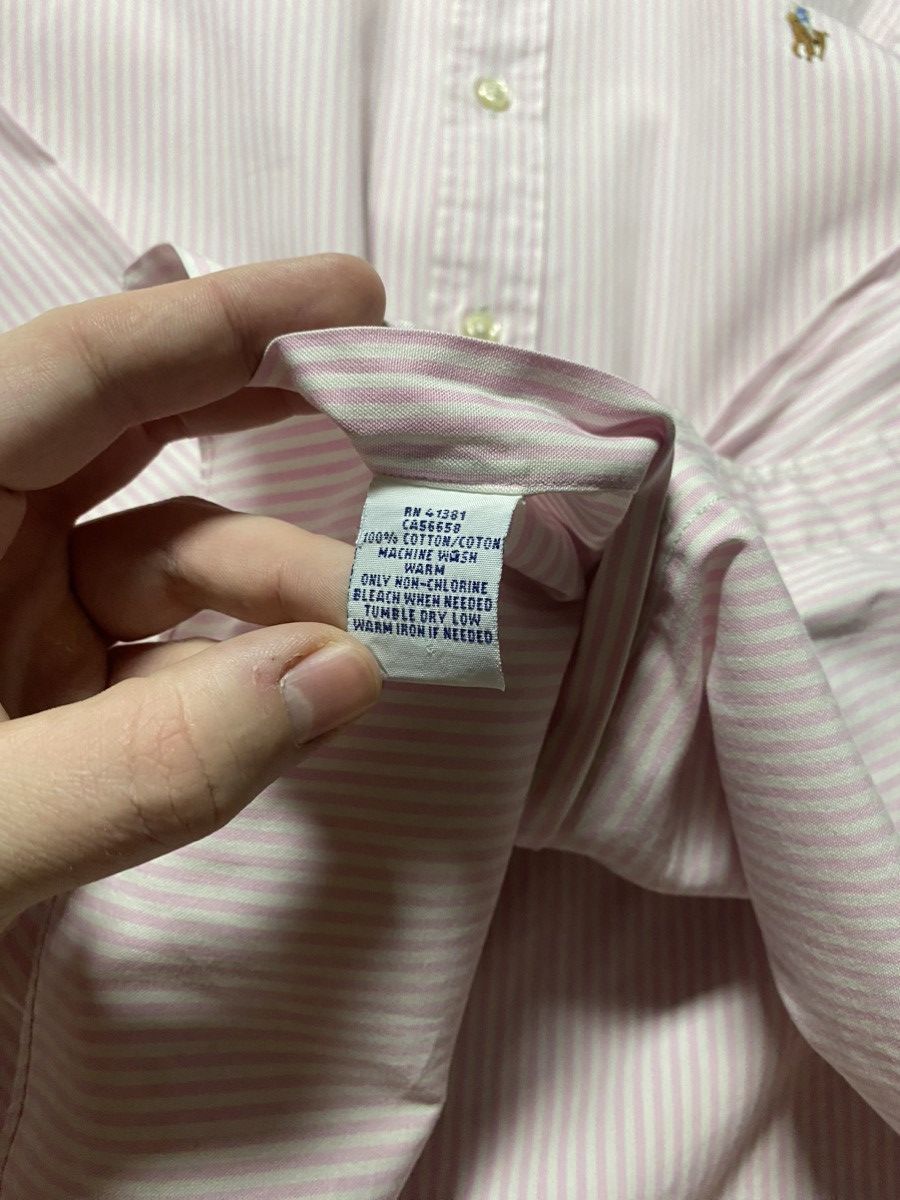 Polo Ralph Lauren Vintage Polo Ralph Lauren oversize striped button up t shirt Size US L / EU 52-54 / 3 - 4 Thumbnail