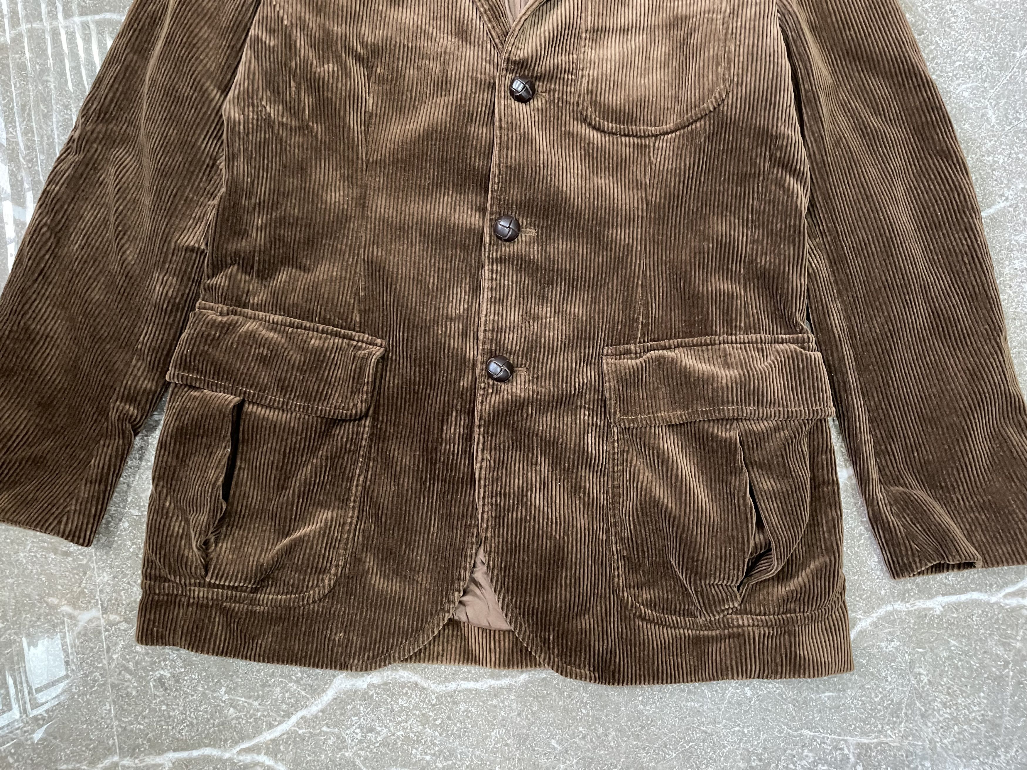Polo Ralph Lauren × Ralph Lauren × Vintage Vintage Ralph Lauren Corduroy Blazer Jacket Size 38R - 3 Thumbnail