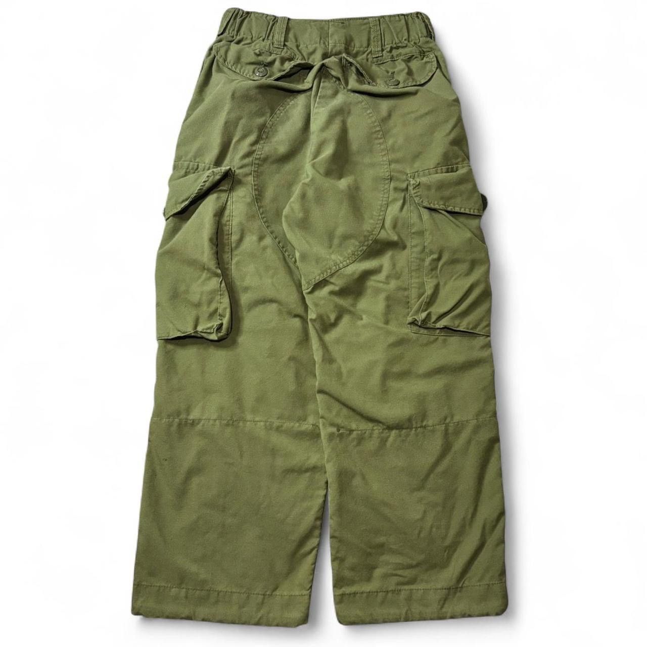 Vintage Vintage Khaki Green Cadets Military Field Cargo Pants 25x25 Size 25" / US 0 / IT 36 - 5 Thumbnail