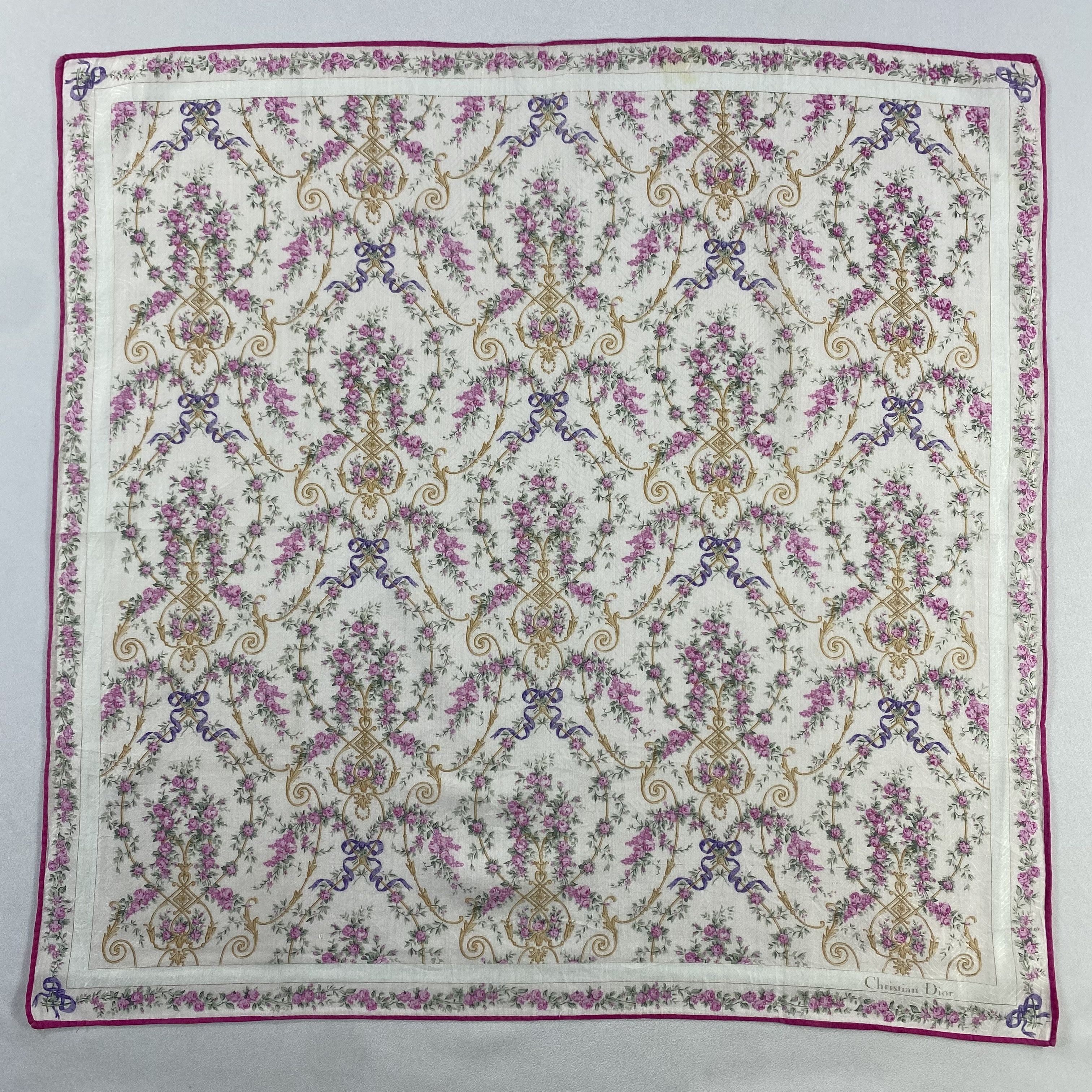 Vintage Christian Dior Monsieur Handkerchief / Neckerchief-P1907 Size ONE SIZE - 1 Thumbnail
