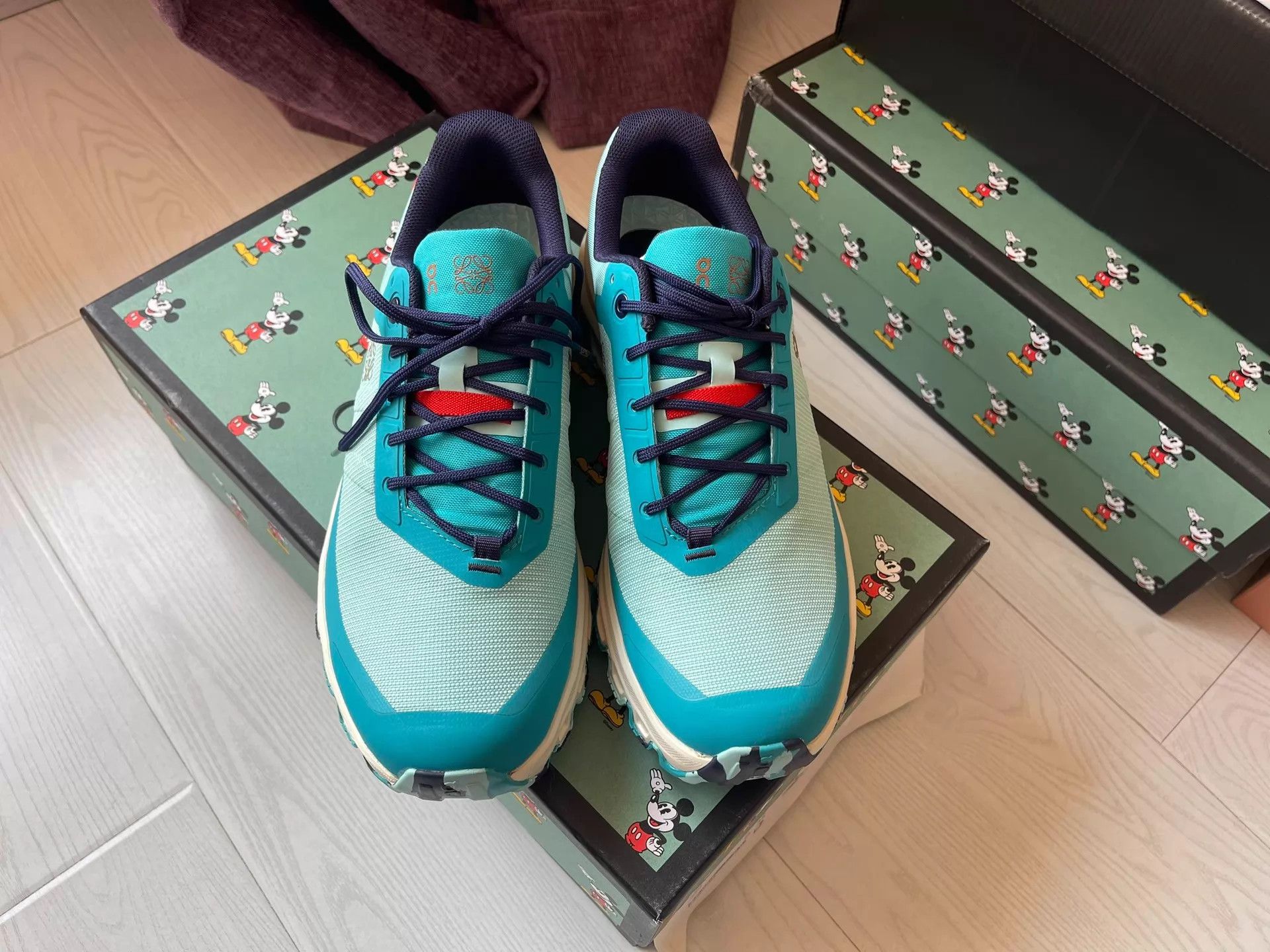 Loewe LOEWE Unisex Collab Sneakers 40 New (Side & Tongue Logo) Size US 7 / EU 40 - 2 Thumbnail