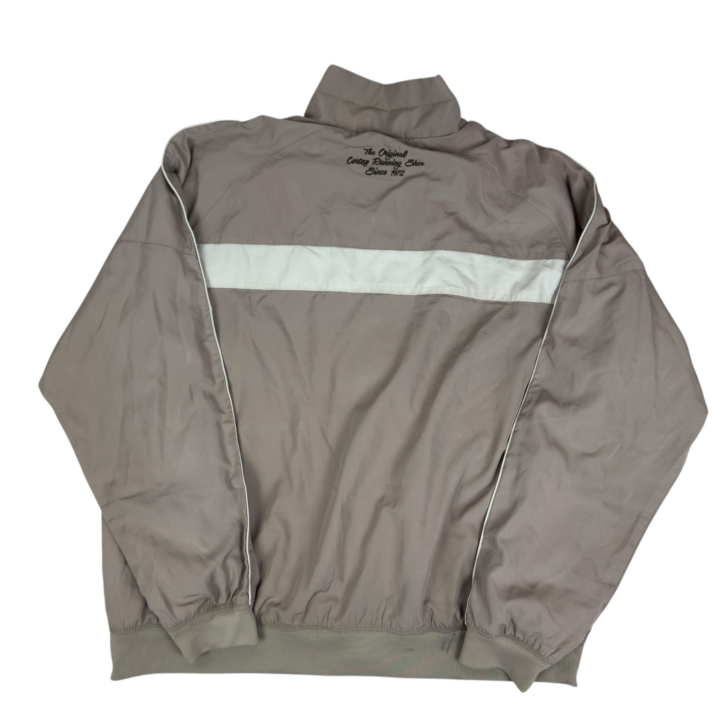 Nike × Vintage Nike Cortez Women Brown Solo Swoosh Full Zip Track Jacket XL Size XL / US 12-14 / IT 48-50 - 11 Thumbnail