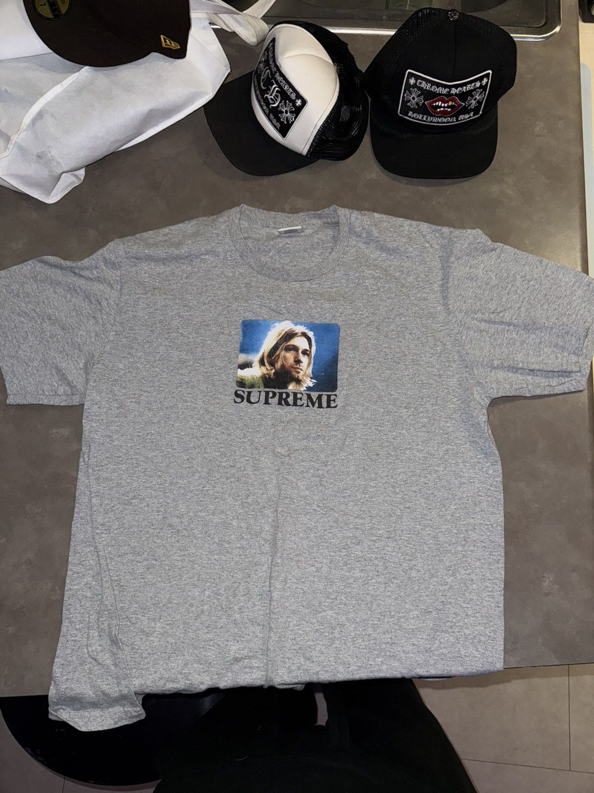 Supreme Kurt Cobain Supreme T shirt gray Size US M / EU 48-50 / 2 - 4 Thumbnail