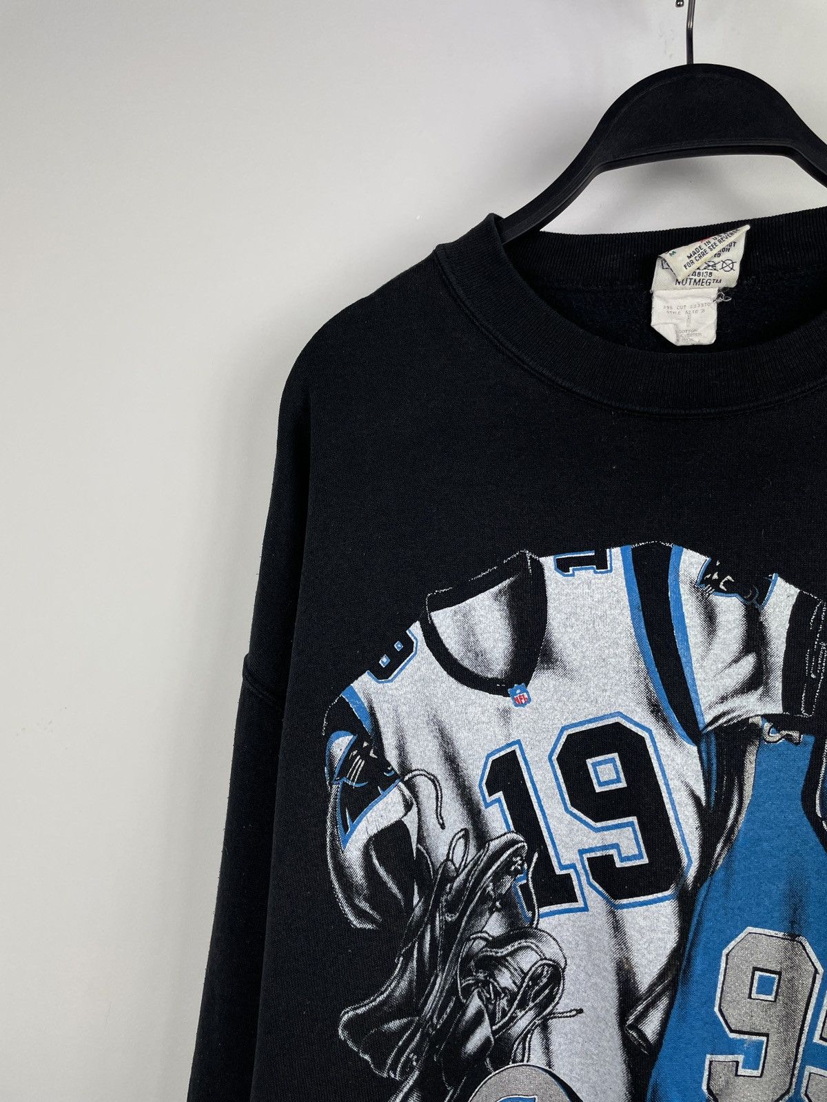 NFL × Vintage © 1993 NFLP Carolina Panthers Sweatshirt Size US XL / EU 56 / 4 - 2 Thumbnail