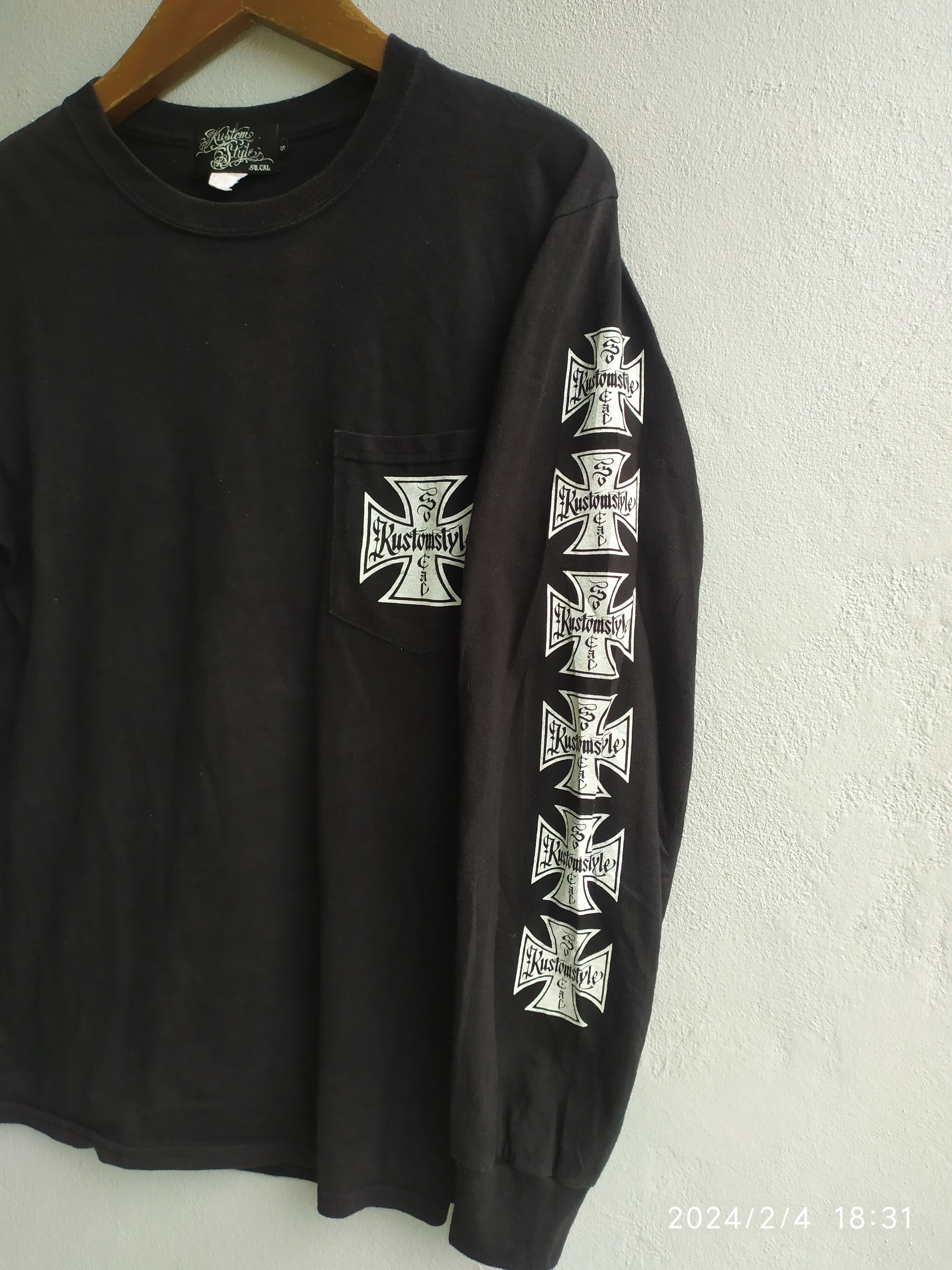 14th Addiction × Beauty Beast × Japanese Brand Kustom Style Japanese Long Sleeve shirt Size US S / EU 44-46 / 1 - 7 Thumbnail