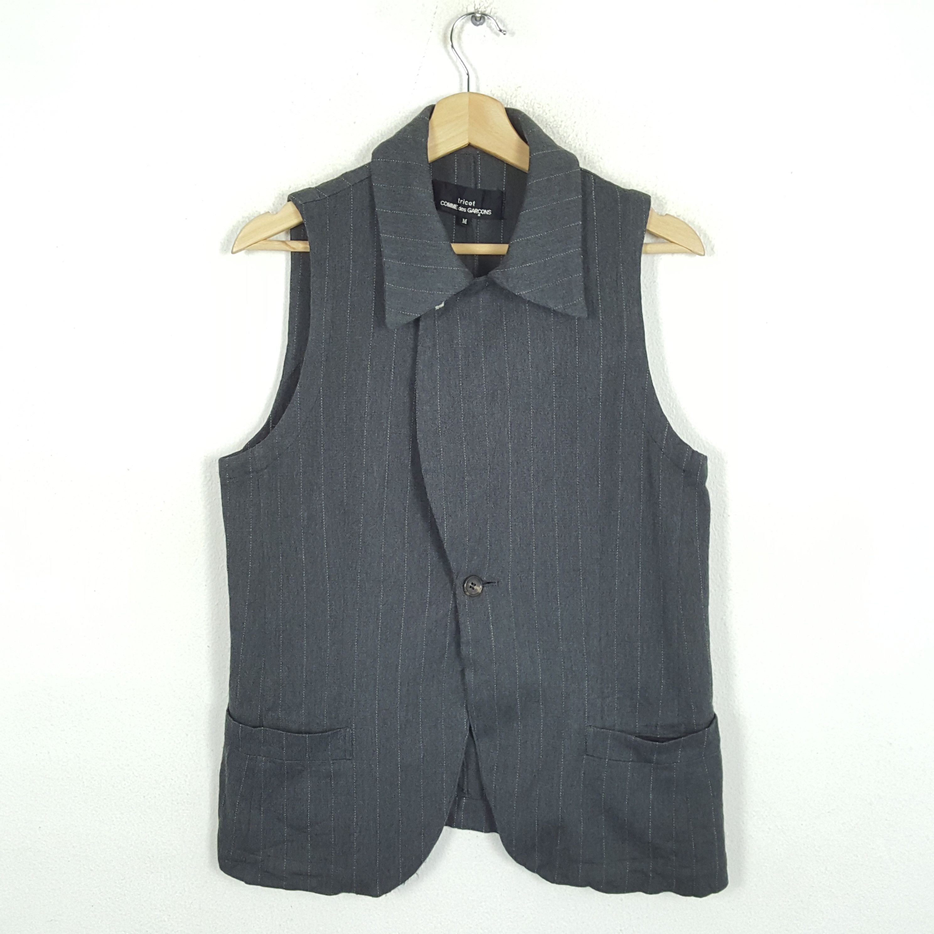 Vintage TRICOT COMME Des GARÇONS Japanese Designer Vest