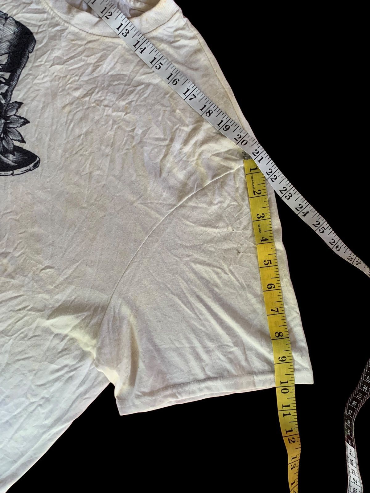 Japanese Brand Vtg Magic Skull Skeleton Top Hat White Graphic TShirt Med Size US XXL / EU 58 / 5 - 5 Thumbnail