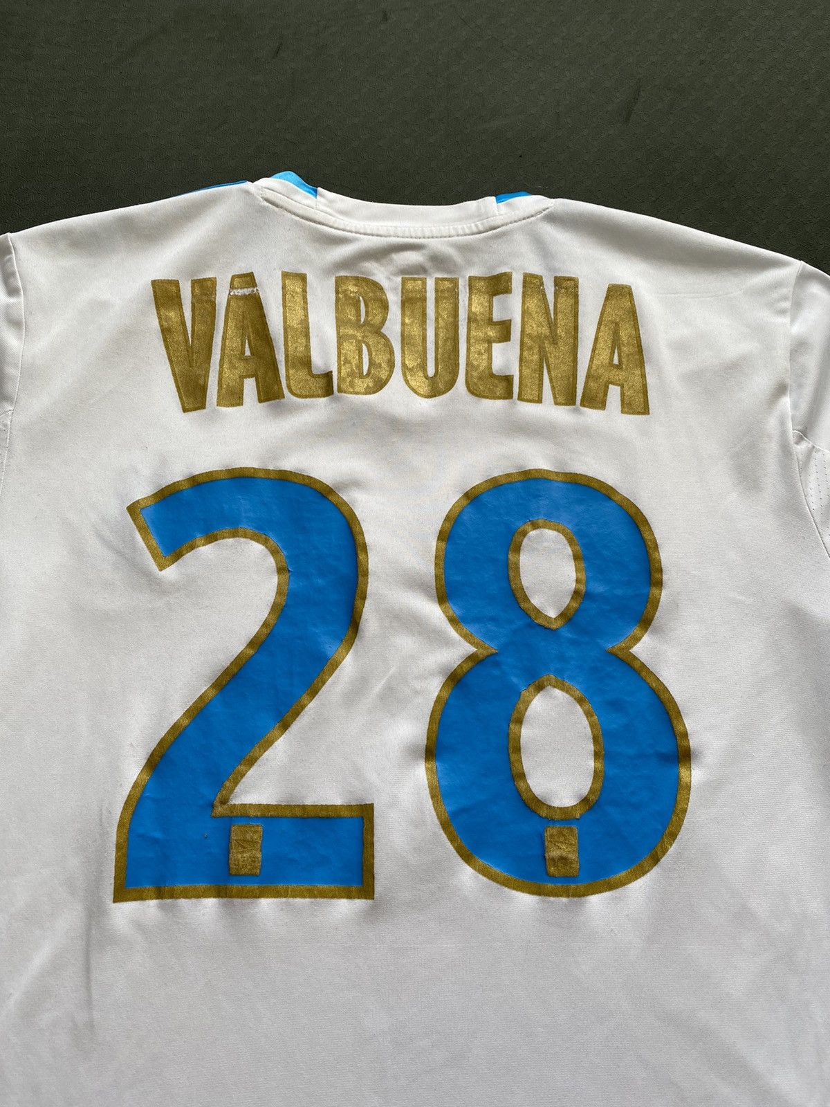 Adidas OLYMPIQUE MARSEILLE 2013/2014 HOME JERSEY #28 VALBUENA Size US M / EU 48-50 / 2 - 8 Thumbnail