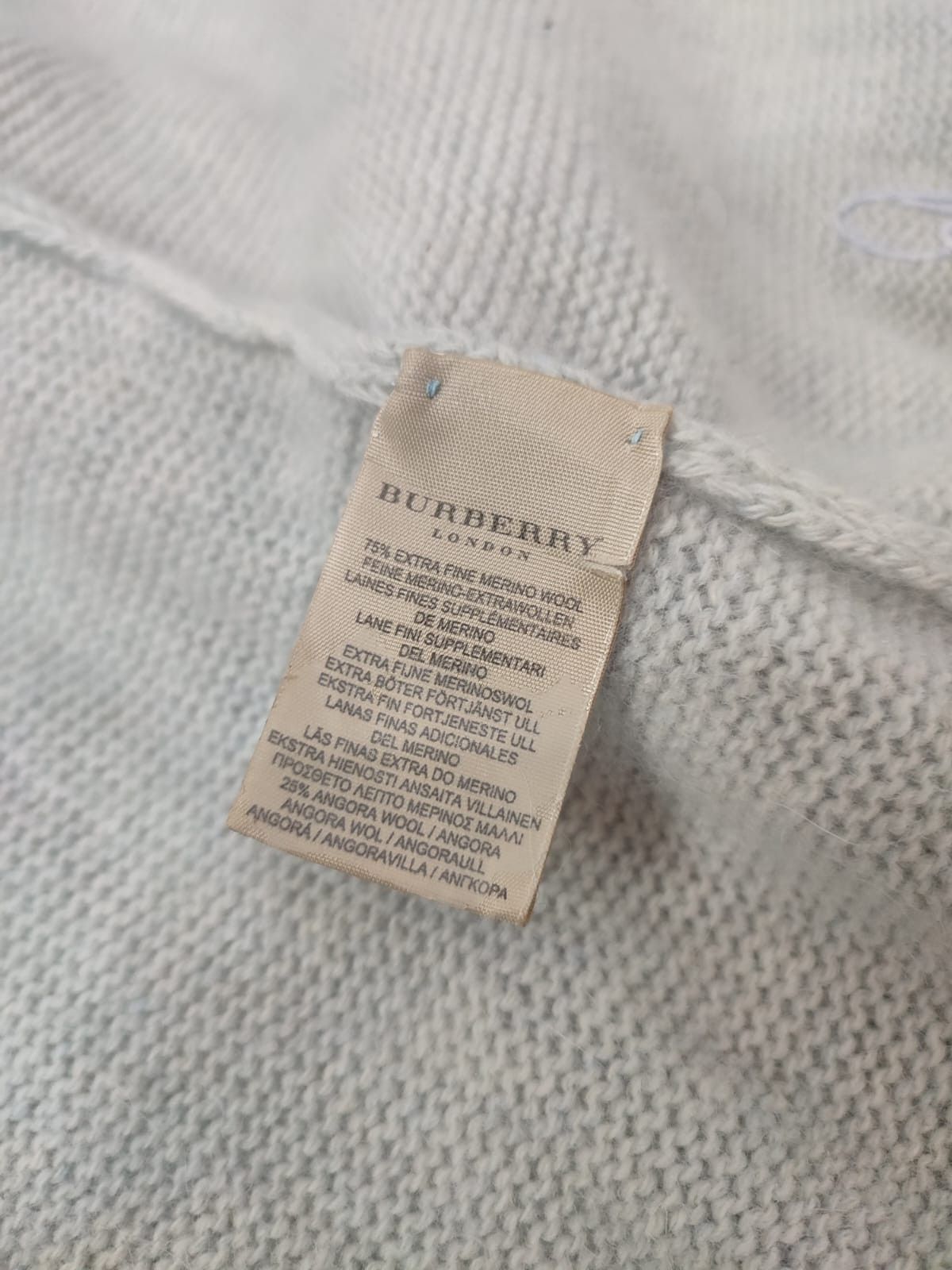 Burberry × Designer × Vintage 💥Vintage Burberry Long Knitwear Size XL / US 12-14 / IT 48-50 - 8 Thumbnail