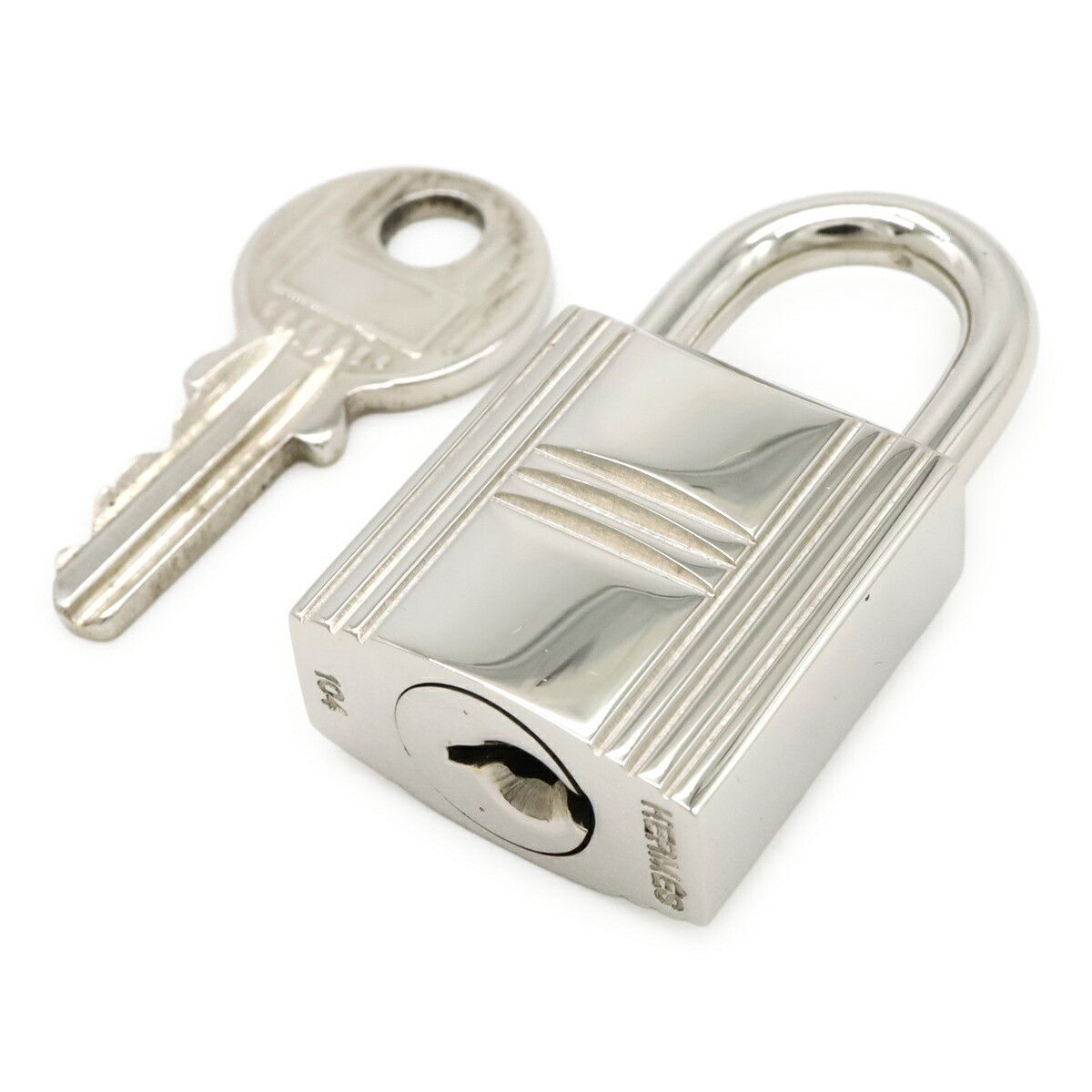 Hermes Hermes Hermes Cadena Padlock Metal Key Chain DUTY FREE for USA Size ONE SIZE - 1 Thumbnail