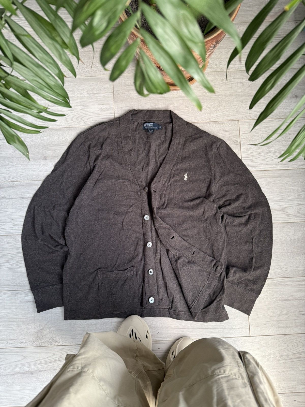 Polo Ralph Lauren × Vintage Vintage cardigan polo Ralph Lauren knit sweater Size US XL / EU 56 / 4 - 1 Thumbnail
