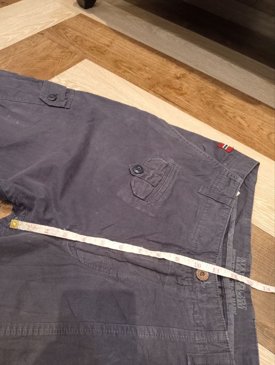 Napapijri NAPAPIJRI FADED BLUE CARGO PANTS Size US 34 / EU 50 - 16 Thumbnail