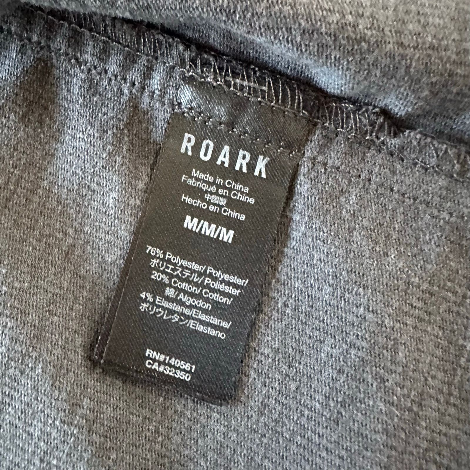 Roark Roark Black Flannel Long Sleeve Snap Front Lightweight M Size US M / EU 48-50 / 2 - 5 Thumbnail