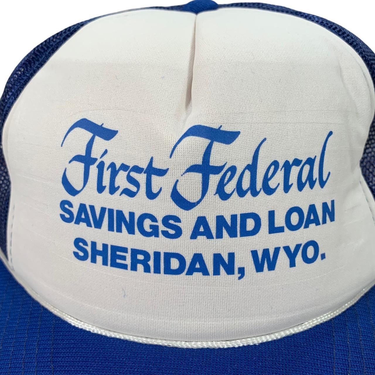 Vintage VTG First Federal Savings Loan Sheridan Wyoming Snapback Hat Size ONE SIZE - 2 Thumbnail