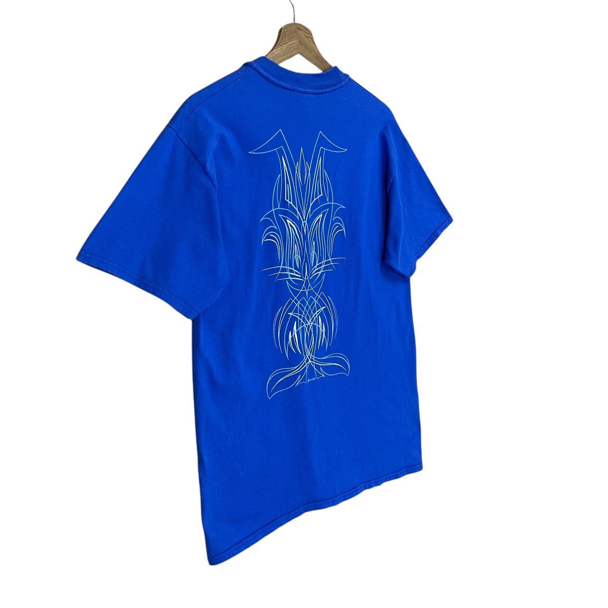 Japanese Brand Vintage 90s Moon Eyes Big Logo Shortsleeve Tee Size US M / EU 48-50 / 2 - 2 Thumbnail