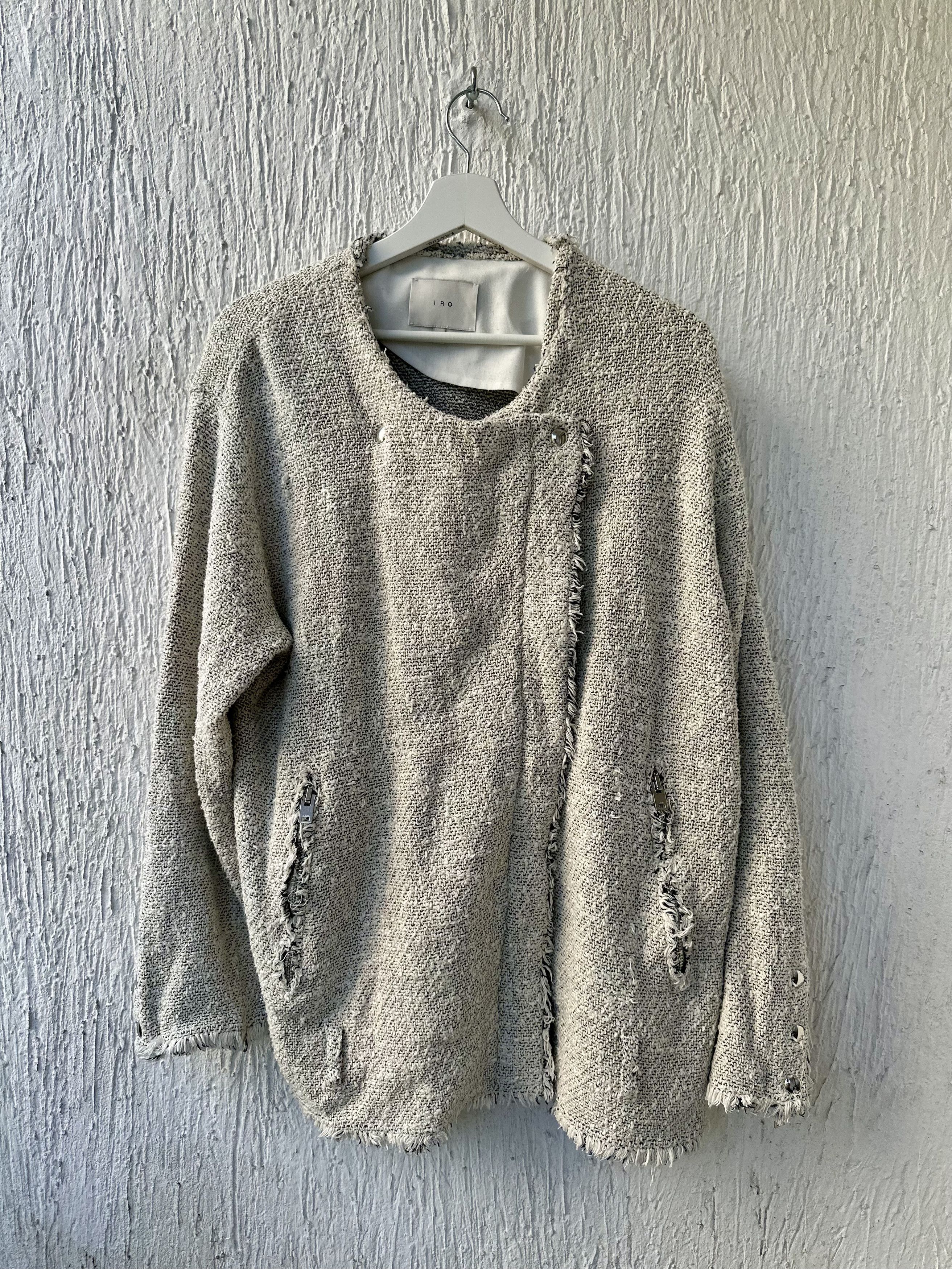 Iro tweed biker jacket Size M / US 6-8 / IT 42-44 - 2 Thumbnail