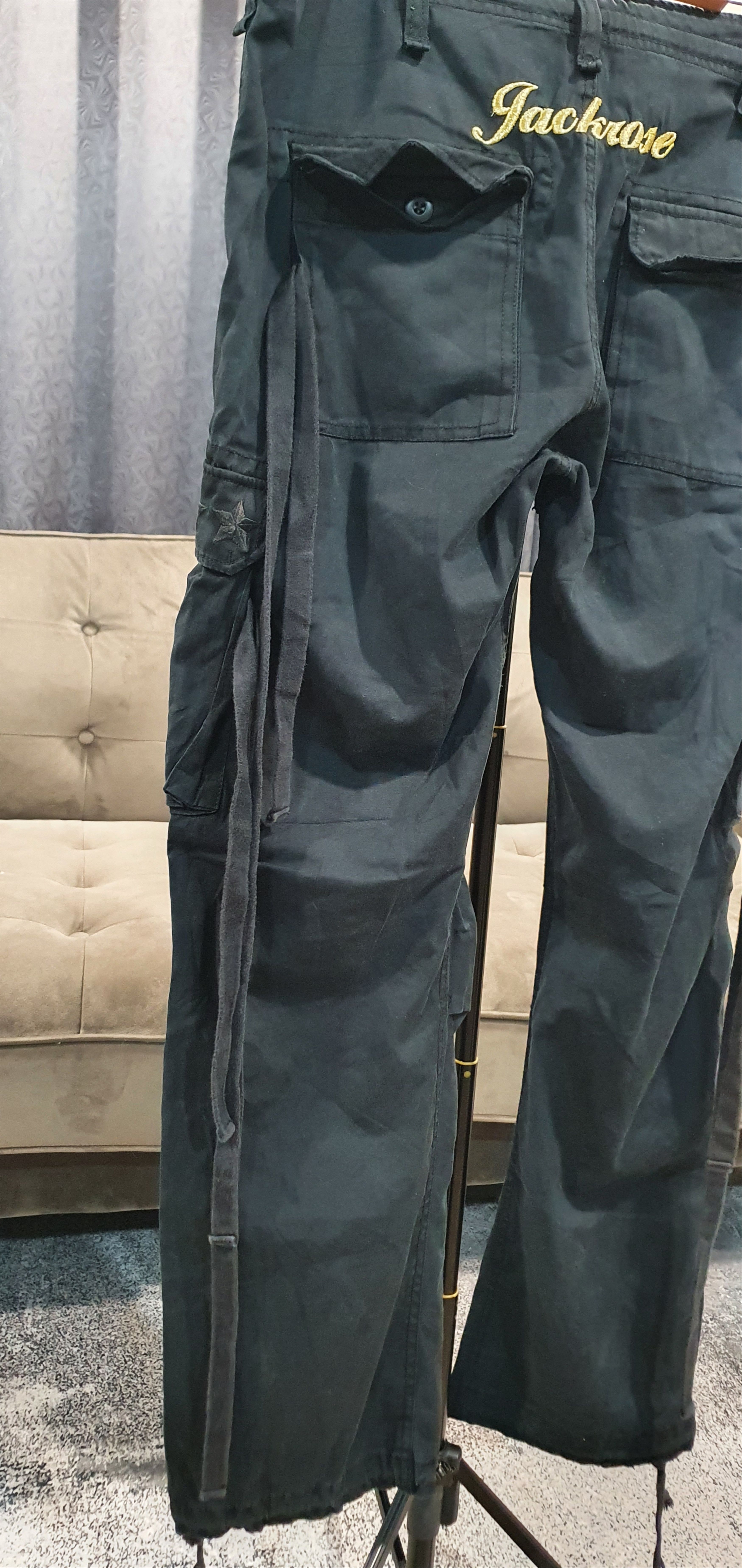 If Six Was Nine × JACKROSE × Japanese Brand 💥Y2K JackRose Bondage Parachute Punk Pants Y2K Size US 34 / EU 50 - 10 Thumbnail