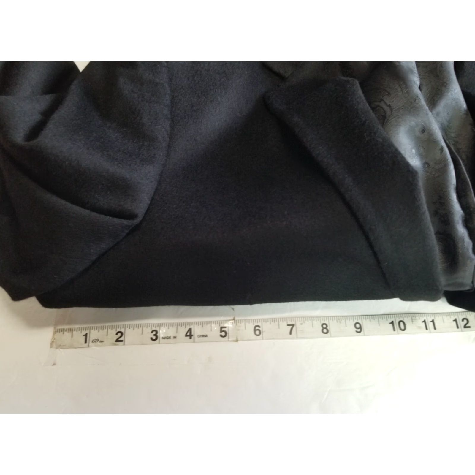 Vintage Adolfo Jacket Mens 42R Black 100% Cashmere 2 Button Blazer Solid All Occassion Regular Size 42 Black Mens Size 42R - 3 Thumbnail