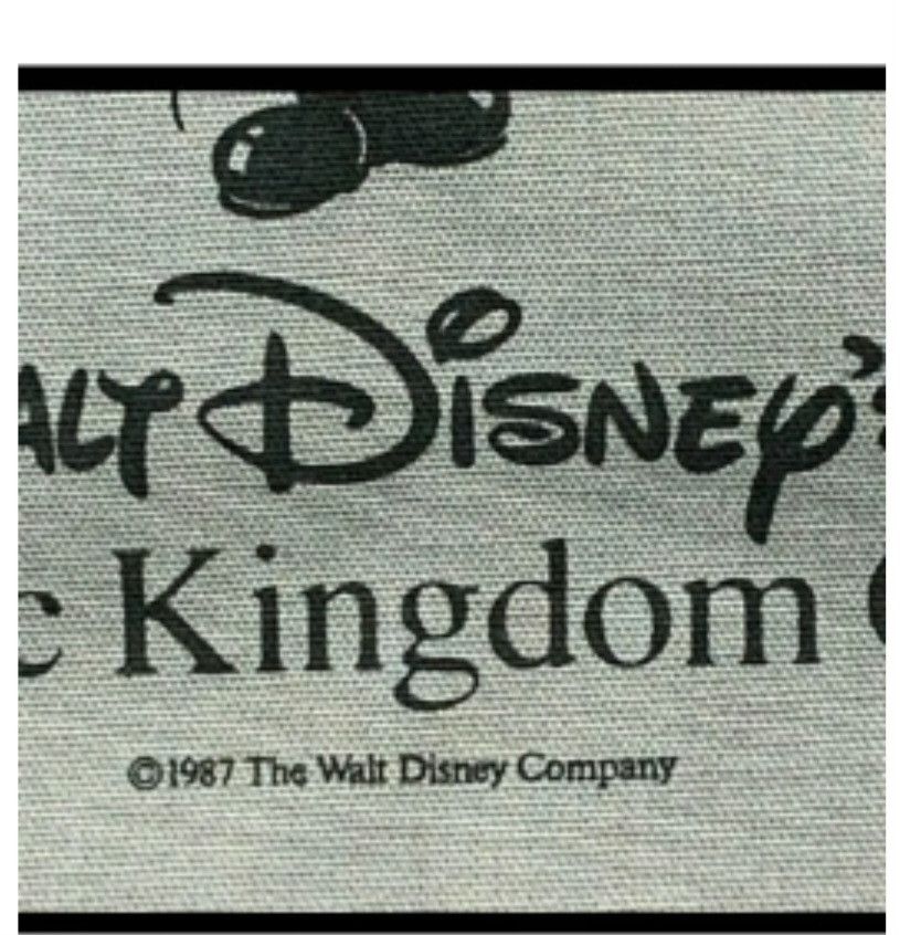 Disney 80's Vintage Walt Disney's Magic Kingdom club bag vtg 1980's Size ONE SIZE - 2 Thumbnail