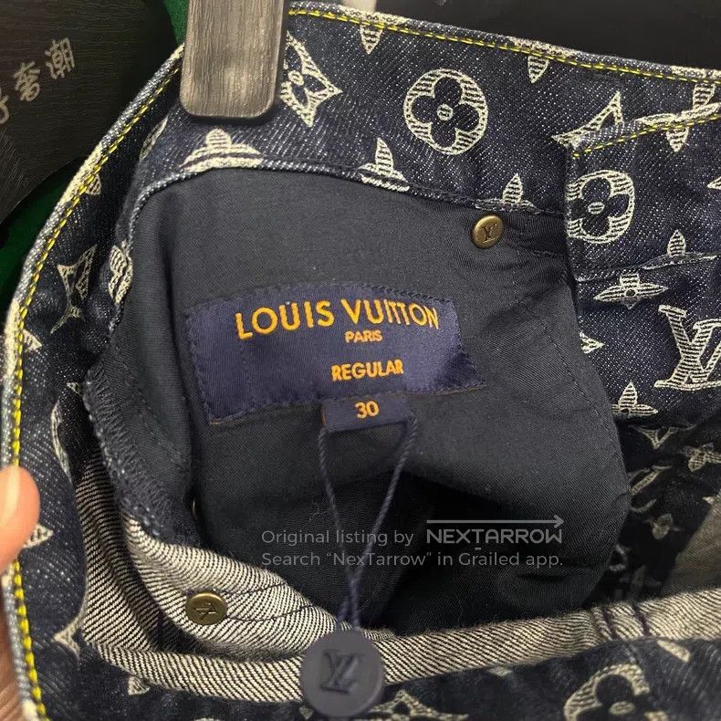 Louis Vuitton Louis Vuitton Three-flower full-print jeans Size US 30 / EU 46 - 5 Thumbnail