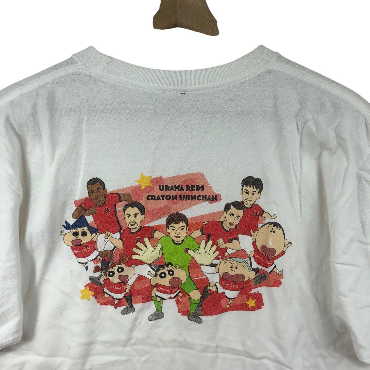 Vintage CRAYON SHIN-CHAN x URAWA REDS Diamond Football Tee Shirt Top Size US L / EU 52-54 / 3 - 5 Thumbnail