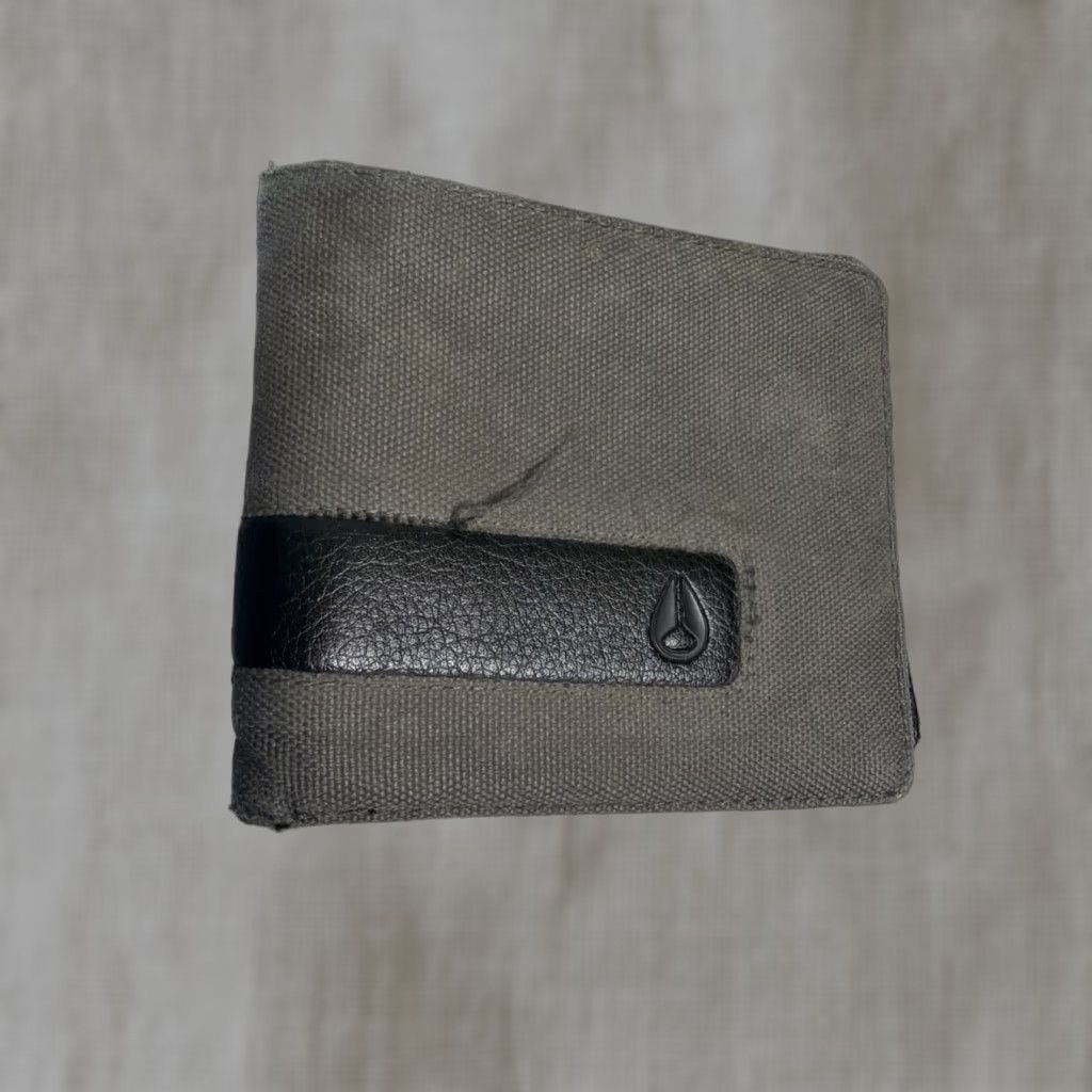 Nixon Nixon Showoff Wallet Bifold Men Canvas Leather Gray Black 4x3.5 Size ONE SIZE - 1 Thumbnail