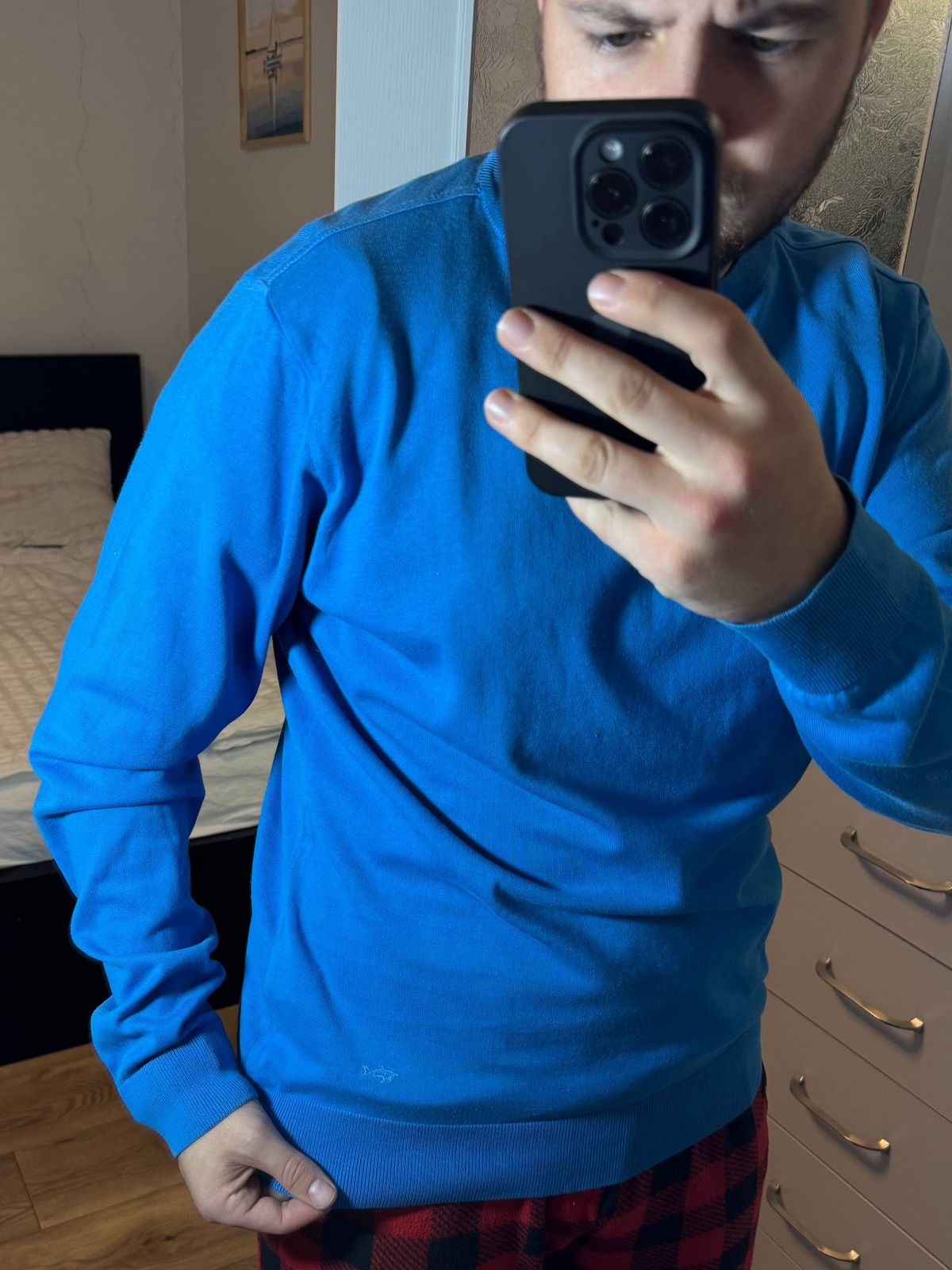 Paul & Shark Men's premium blue sweater Paul & Shark, size L Size US L / EU 52-54 / 3 - 3 Thumbnail