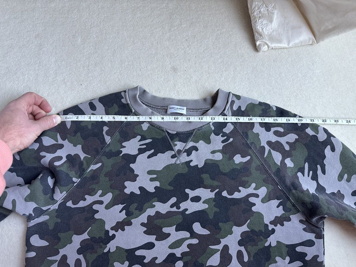 Saint Laurent Paris SS15 Saint Laurent psych rock camp camouflage crew Hedi XL Size US XL / EU 56 / 4 - 7 Thumbnail