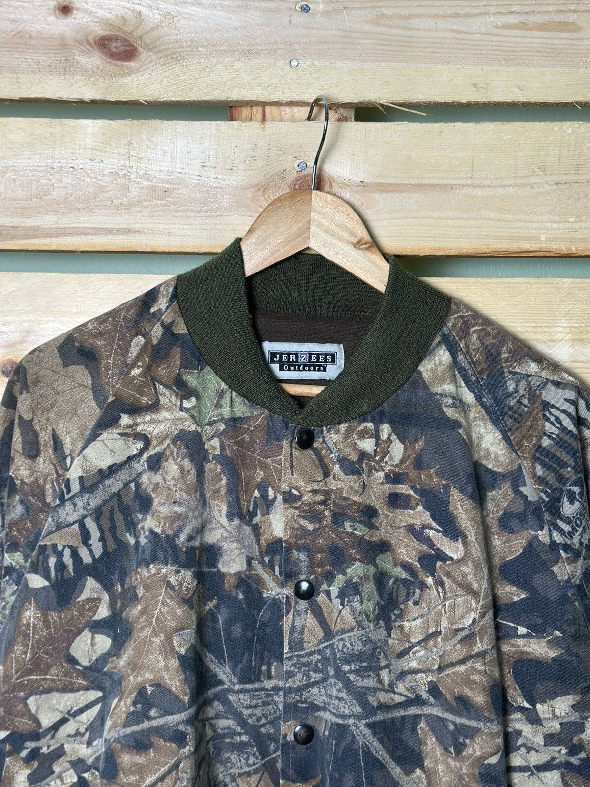 Jerzees × Vintage Vintage Jerzees Outdoor Realtree Bomber Jacket Size US L / EU 52-54 / 3 - 5 Thumbnail