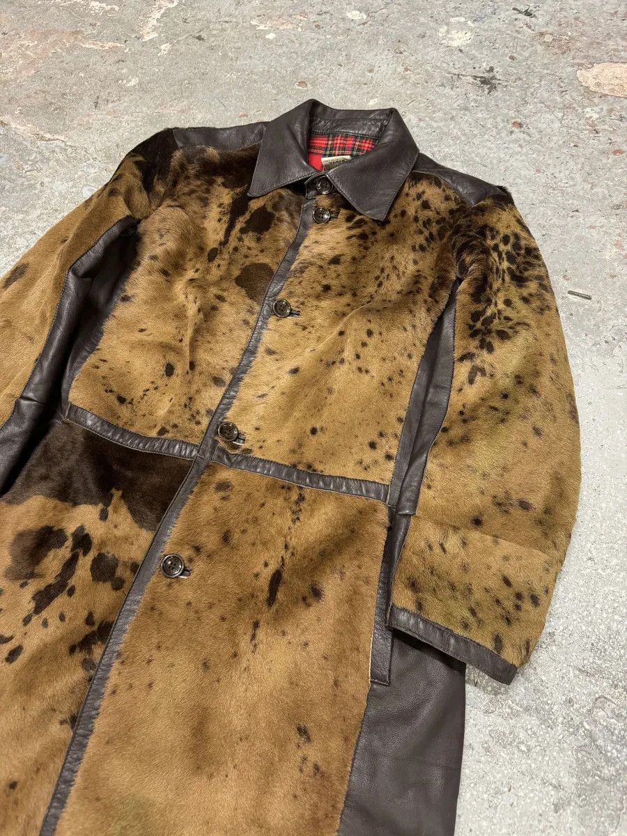 Dolce & Gabbana 2000s Dolce & Gabbana Pony Hair Cow Leather Trench Coat Size US M / EU 48-50 / 2 - 5 Thumbnail